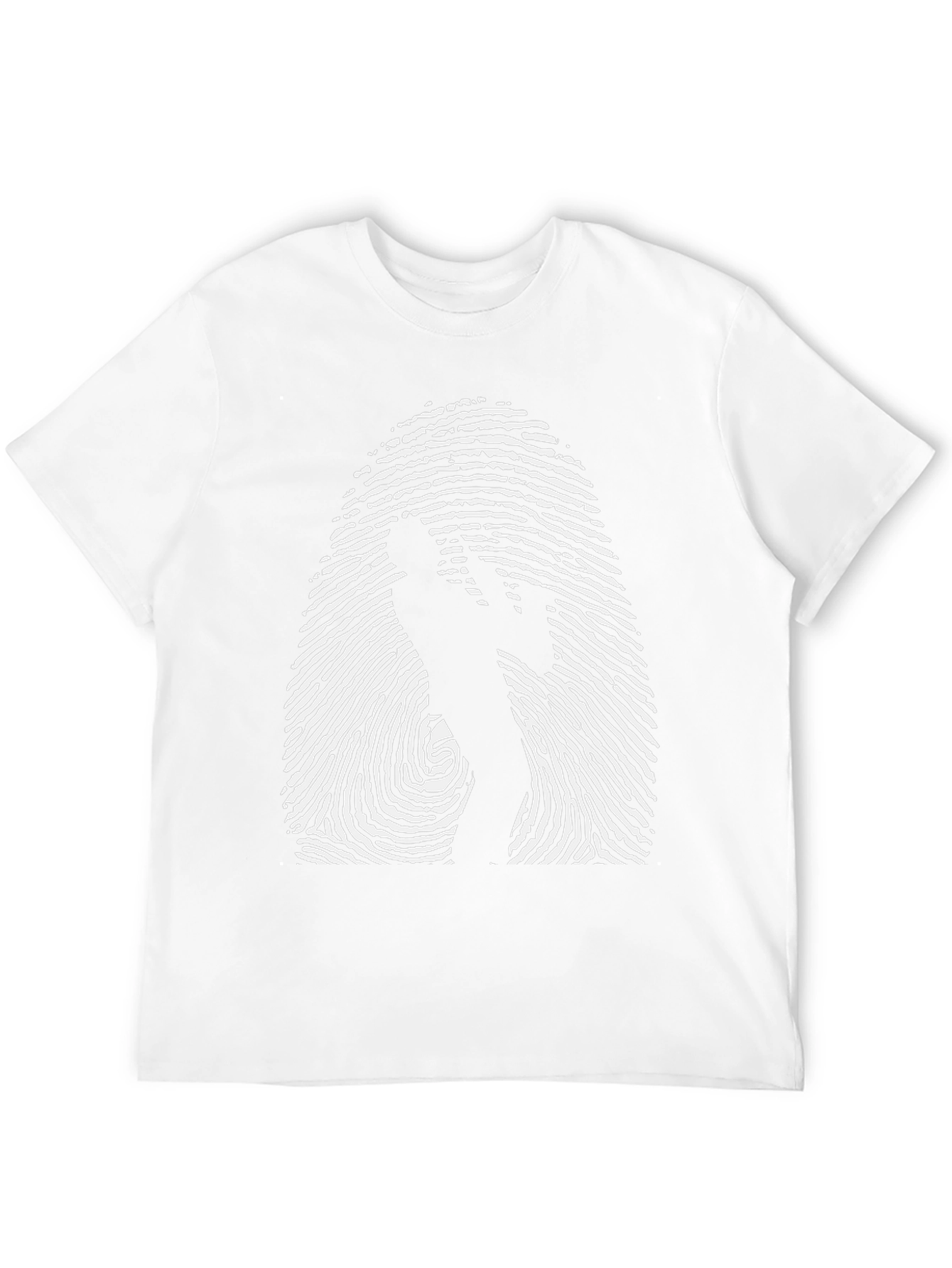 Fingerprint Saxophone T-Shirt - Unique Music Tee