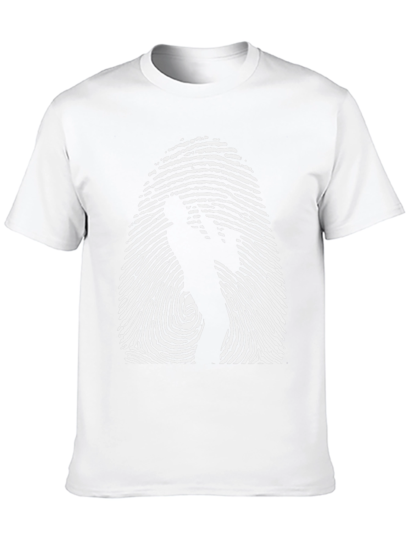 Fingerprint Saxophone T-Shirt - Unique Music Tee
