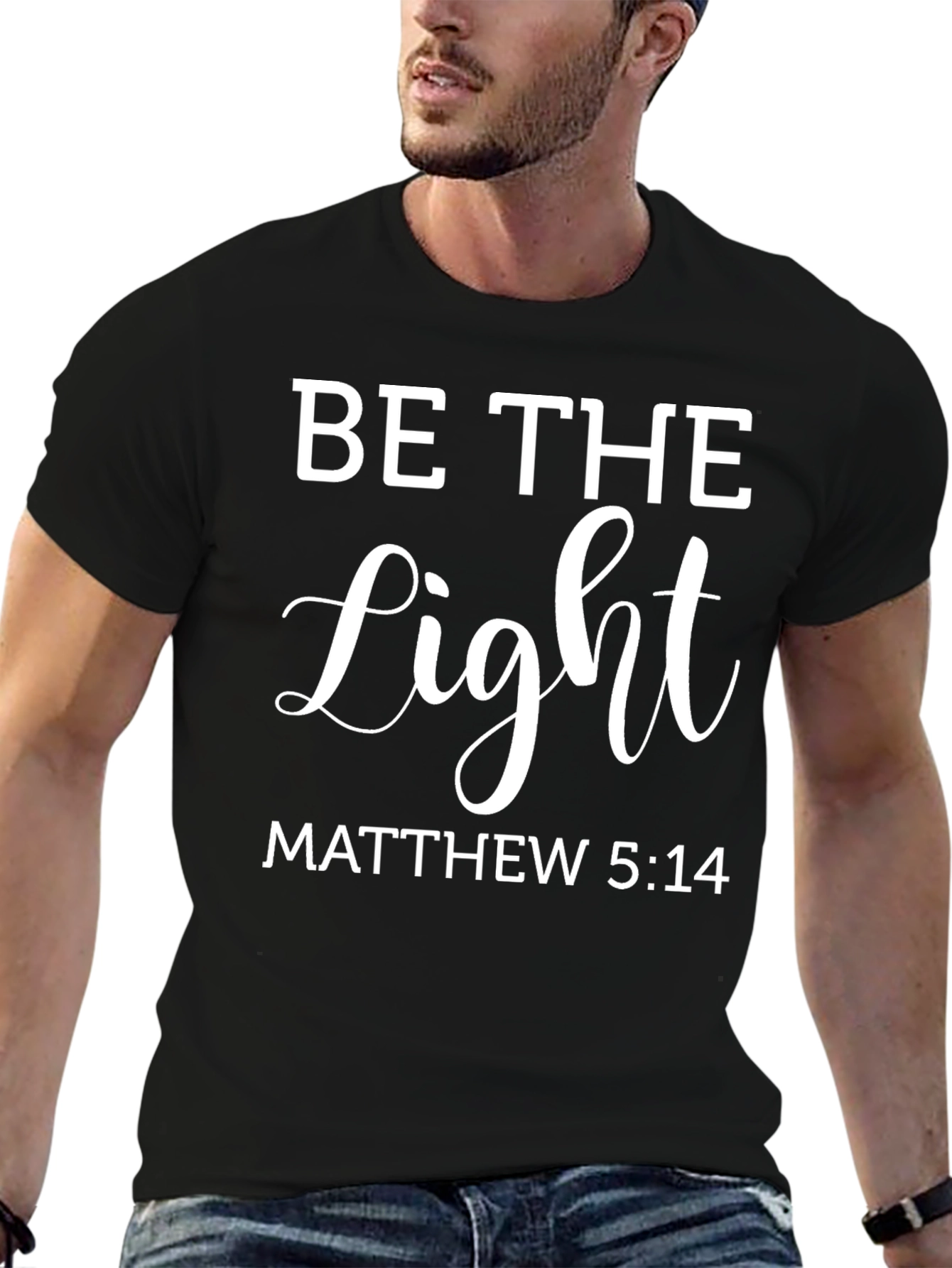 Be The Light Christian T-Shirt Matthew 5:14