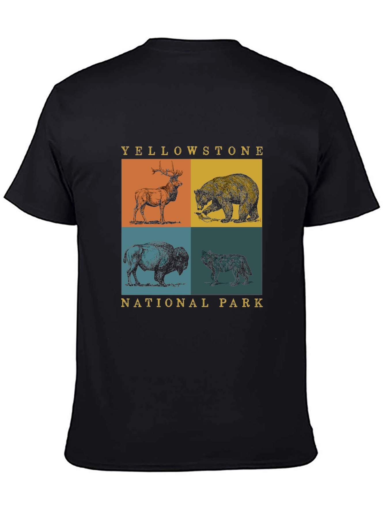 Yellowstone National Park Animals Graphic Tee