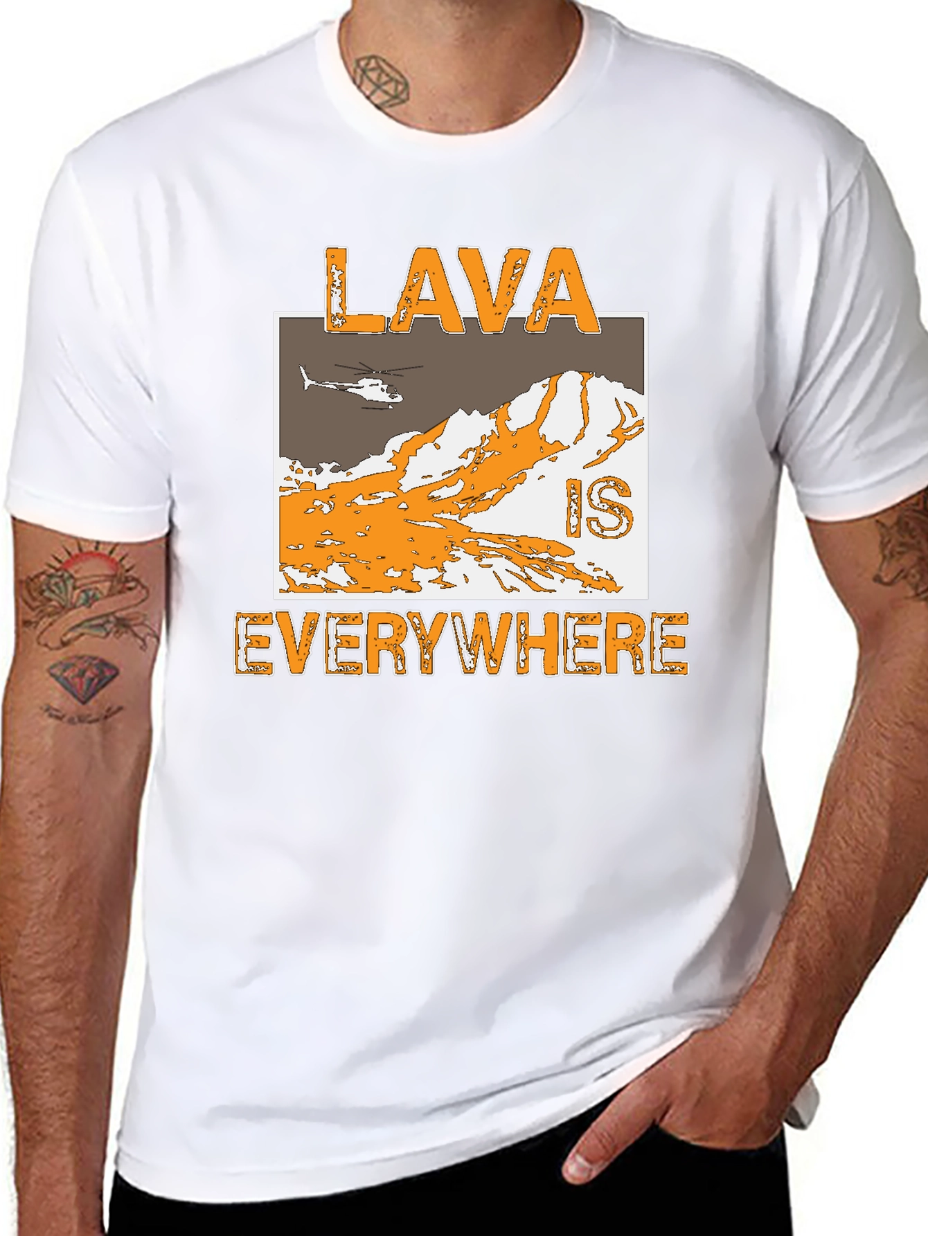 Lava Is Everywhere Graphic T-Shirt