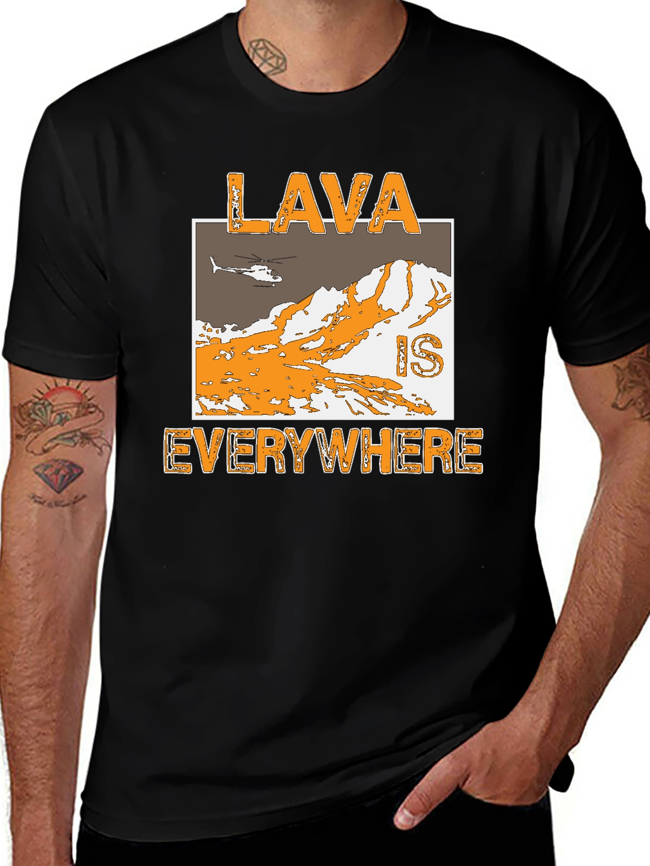 Lava Is Everywhere Graphic T-Shirt