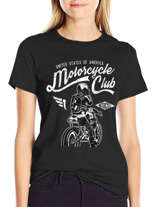 Motorcycle Club Graphic T-Shirt