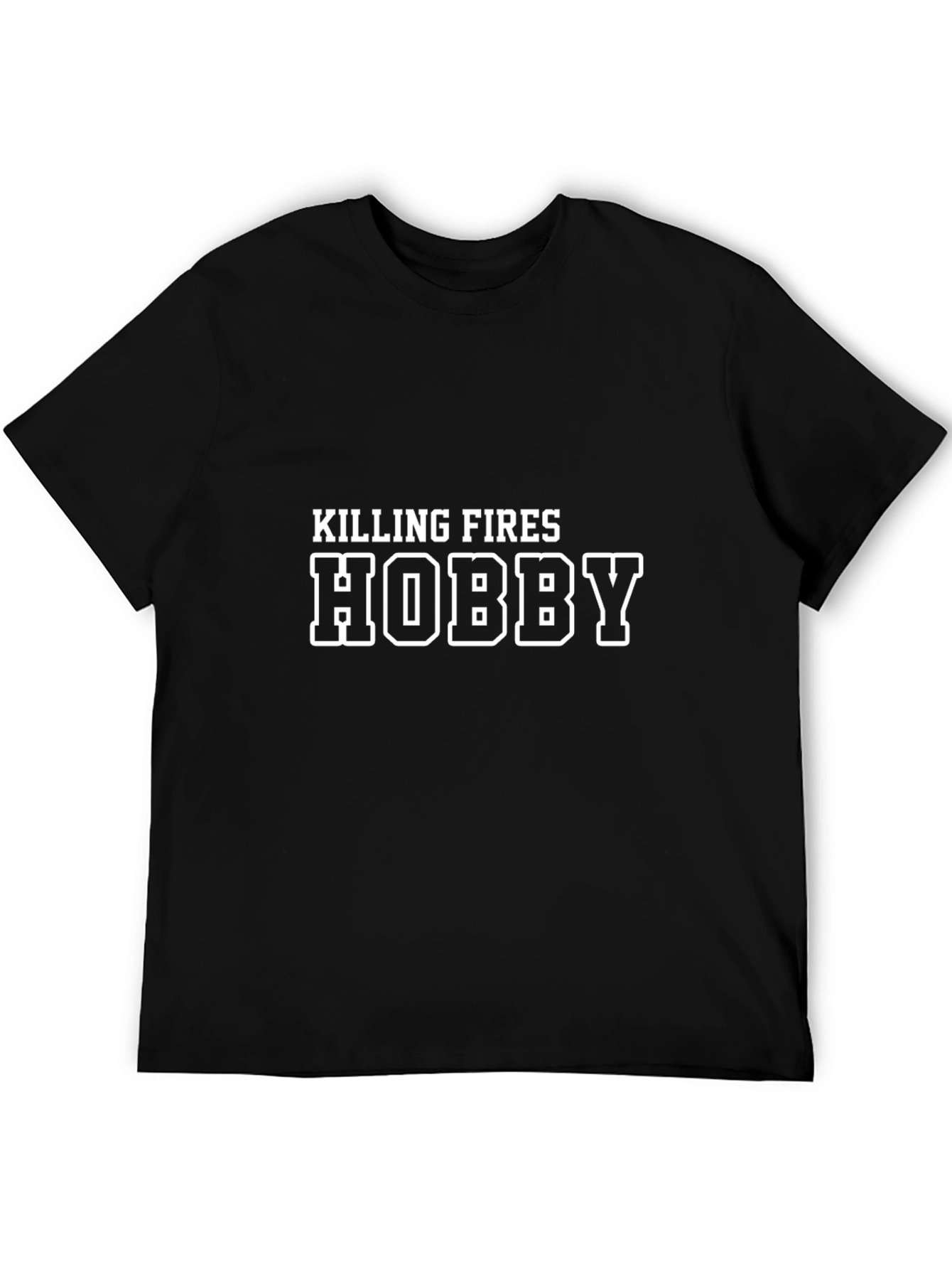 Killing Fires Hobby Graphic T-Shirt - Black