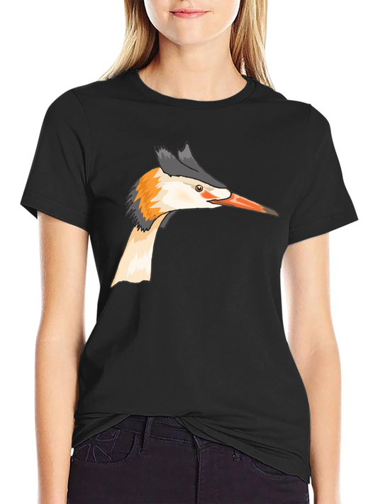 Bird Head Graphic Tee - Black Unisex T-Shirt