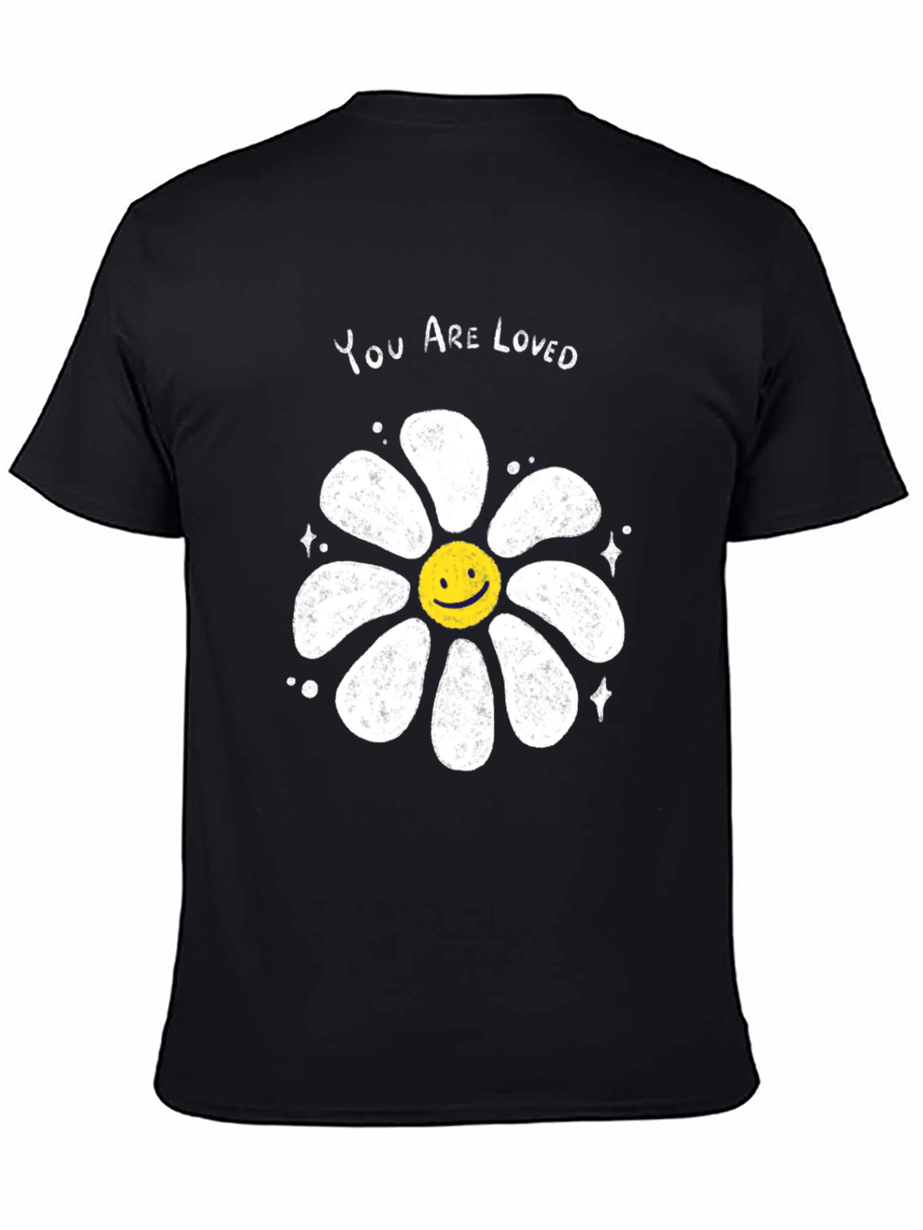 You Are Loved Graphic Tee - Smiley Flower