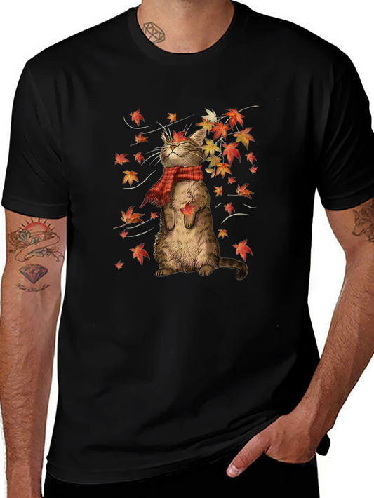 Autumn Cat T-Shirt