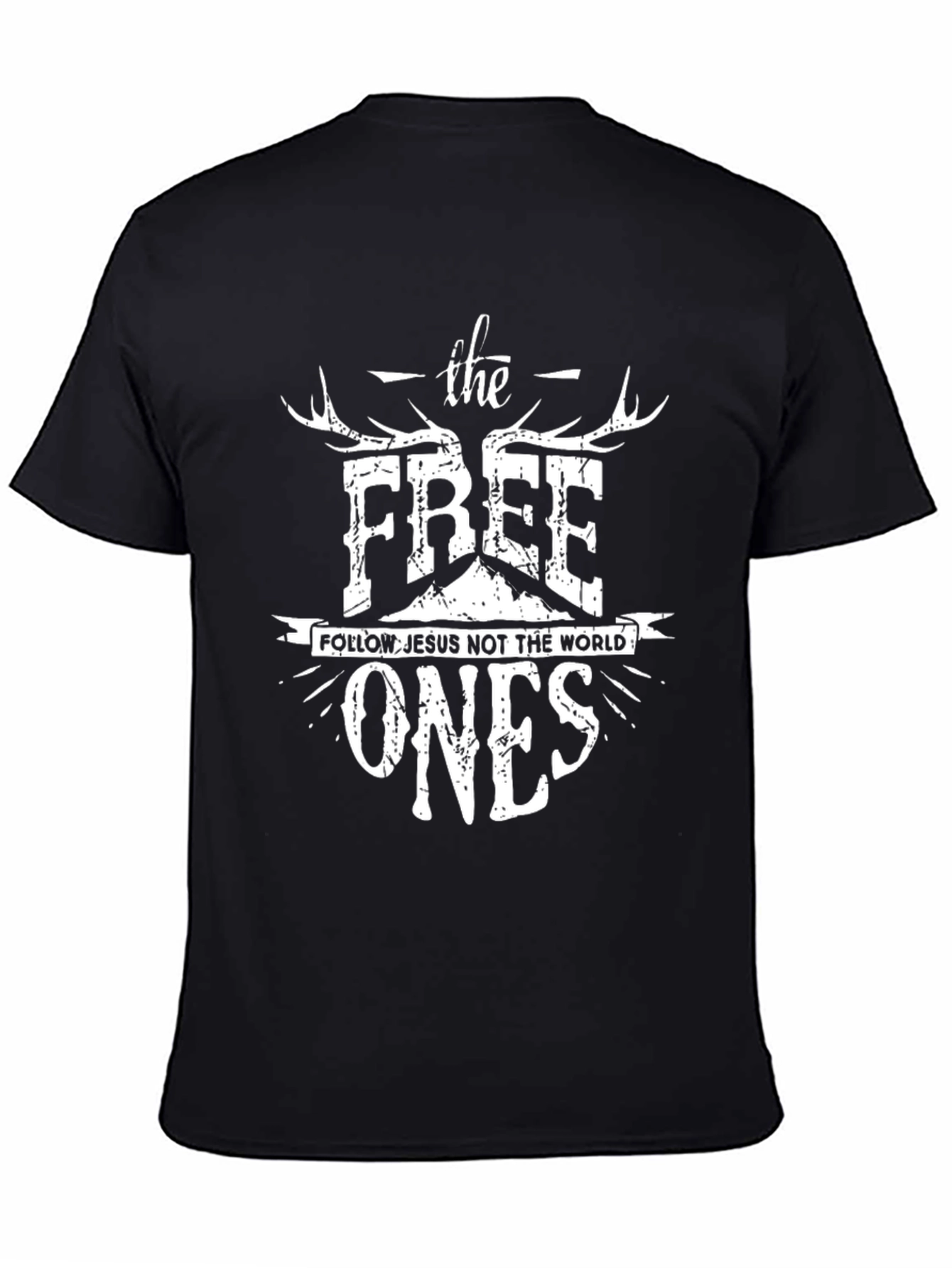 The Free Ones Christian T-Shirt - Follow Jesus