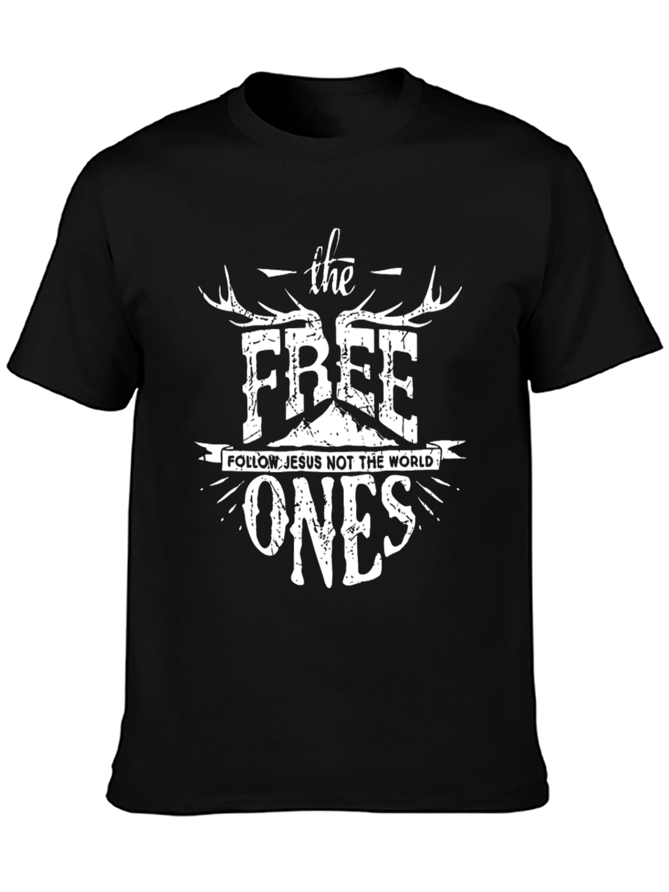 The Free Ones Christian T-Shirt - Follow Jesus