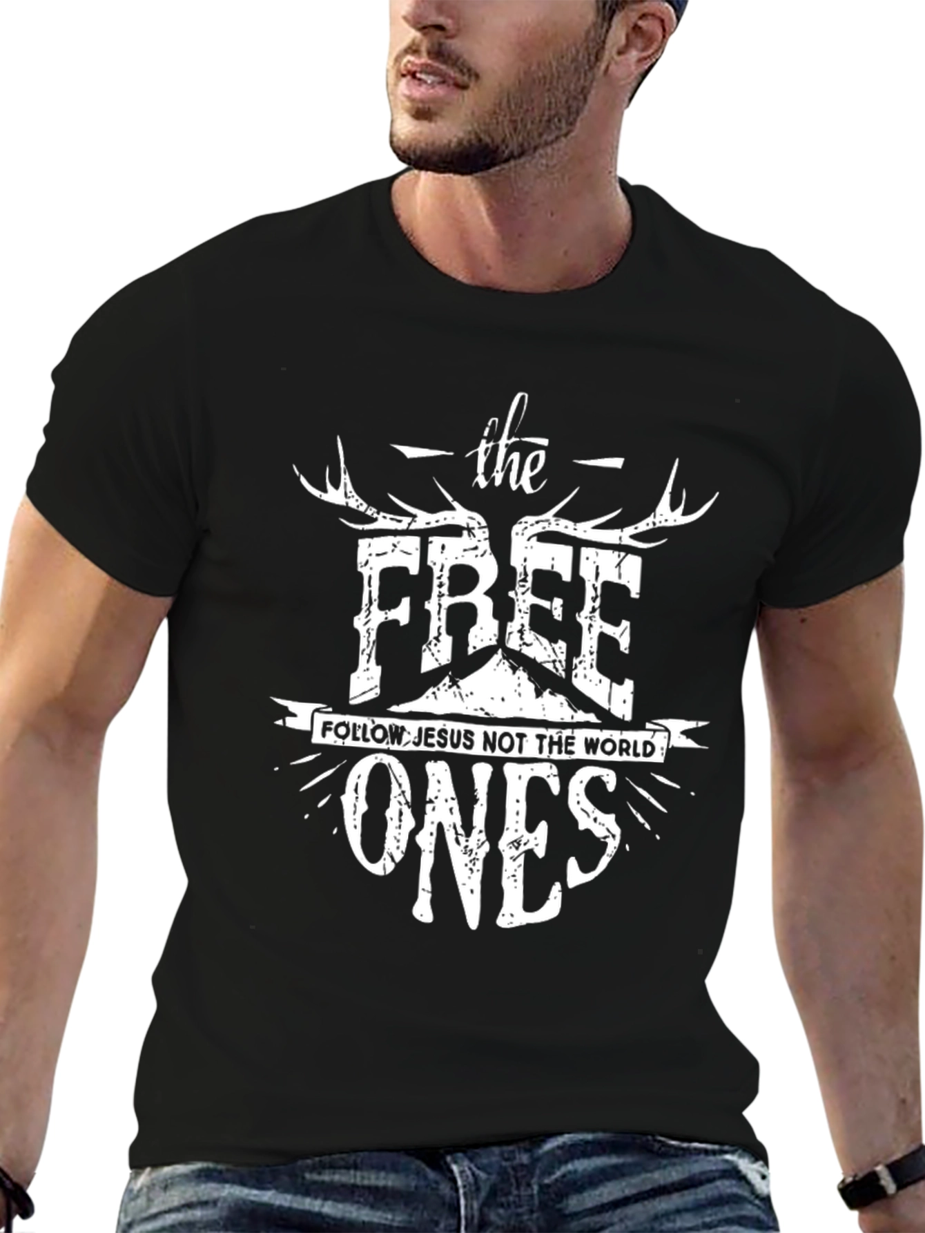 The Free Ones Christian T-Shirt - Follow Jesus