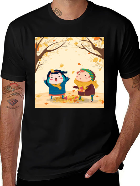 Autumn Kids Cartoon T-Shirt