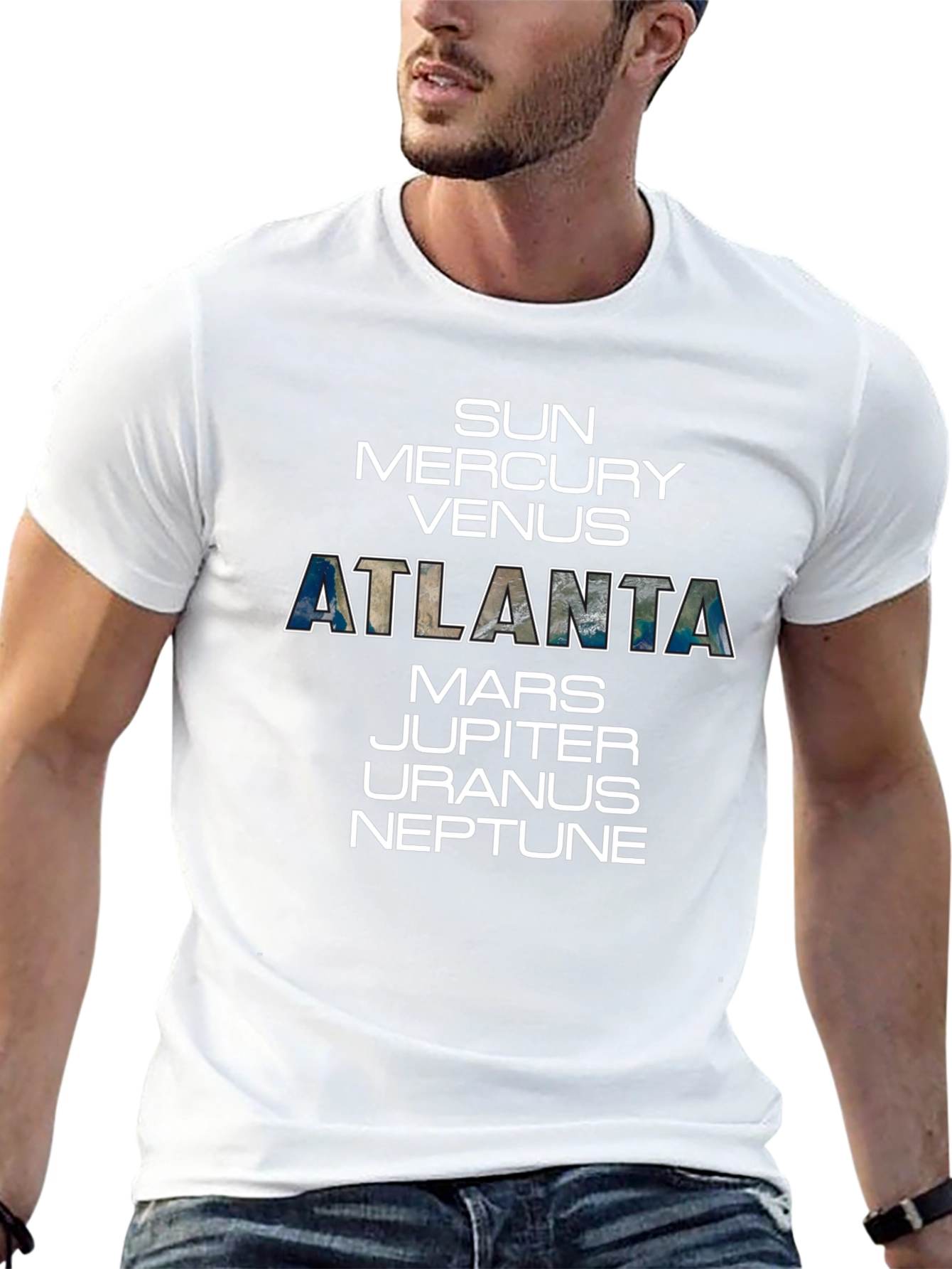 Atlanta Planet T-Shirt Solar System Tee