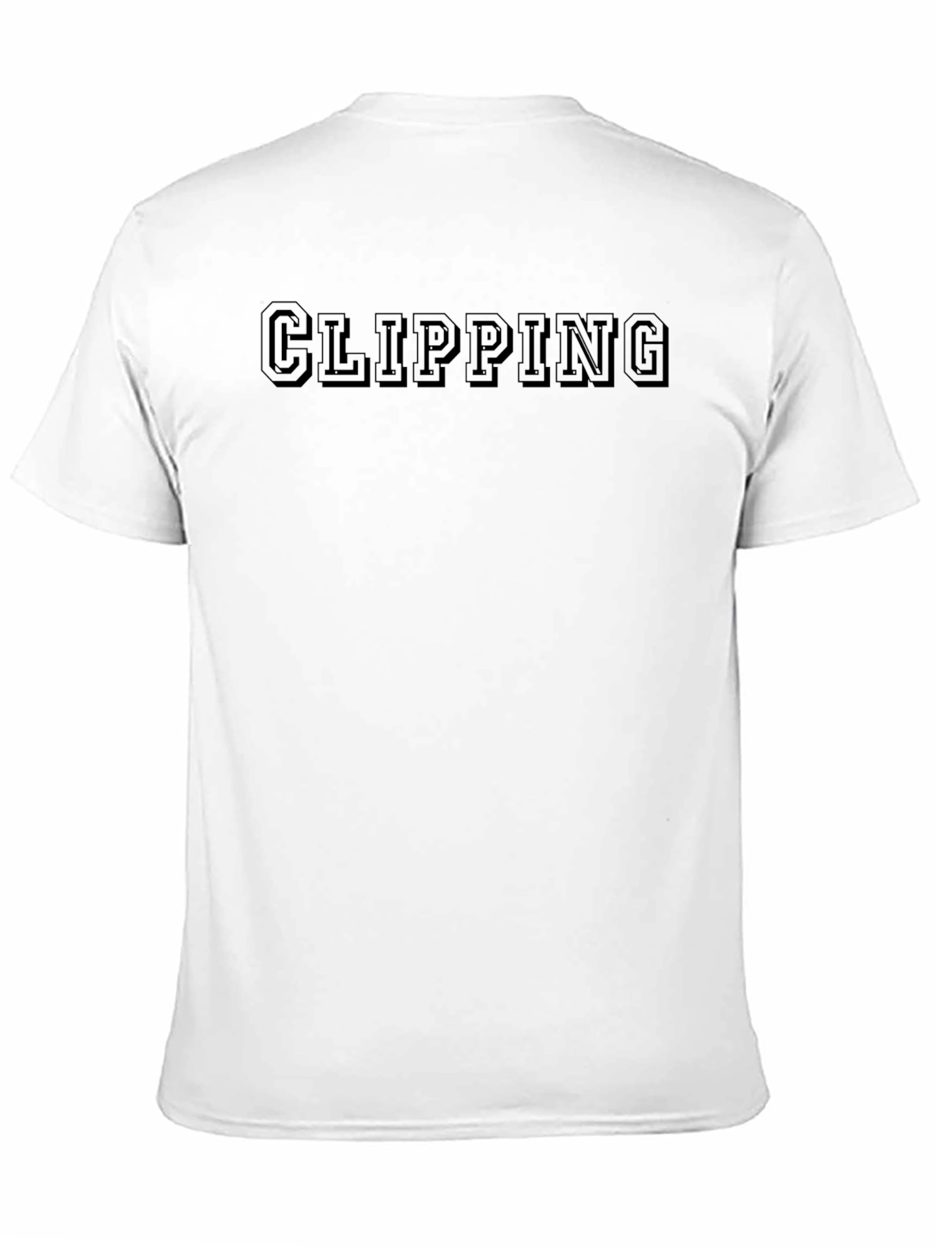 Clipping Band Logo Black T-Shirt