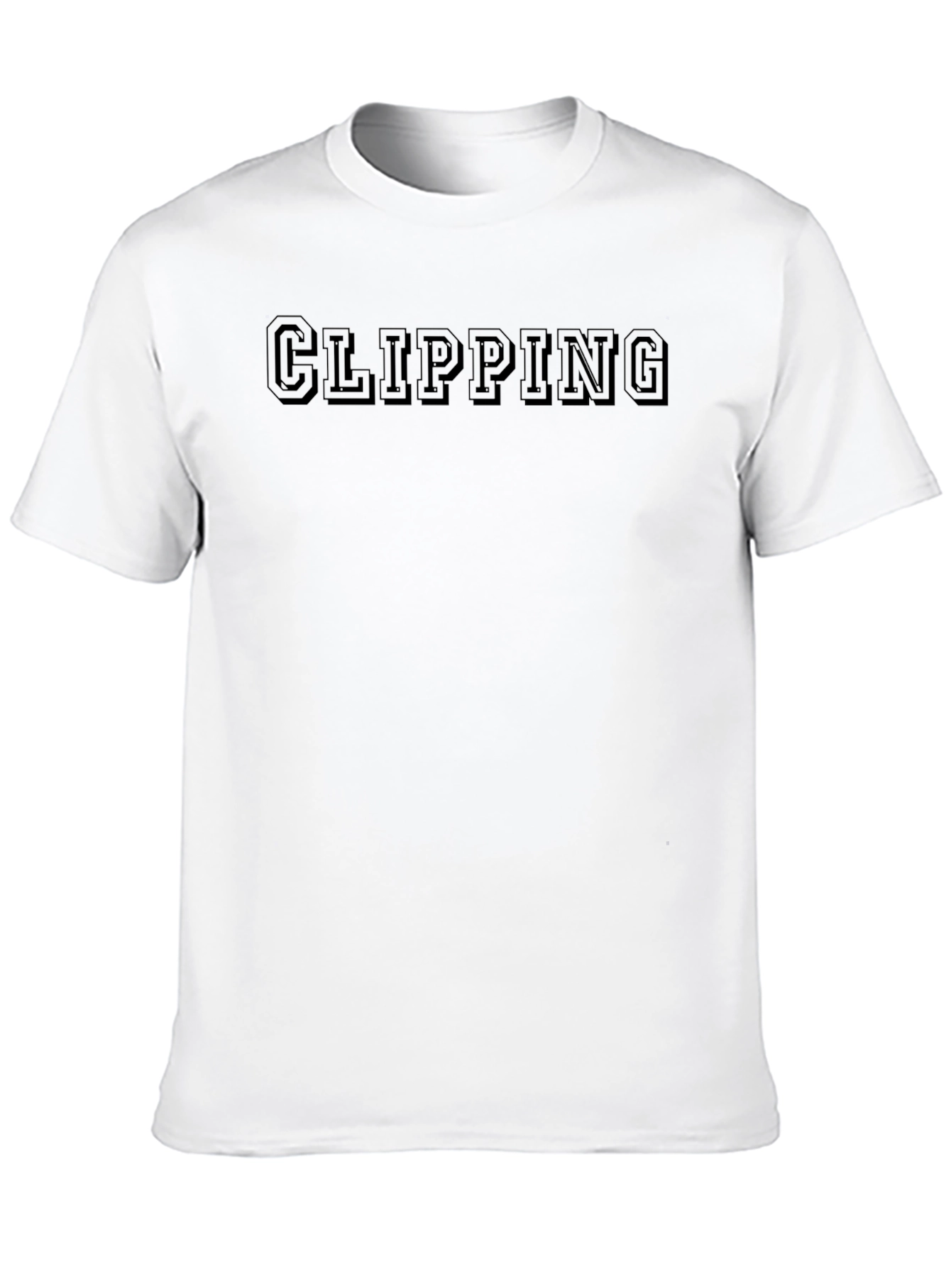 Clipping Band Logo Black T-Shirt