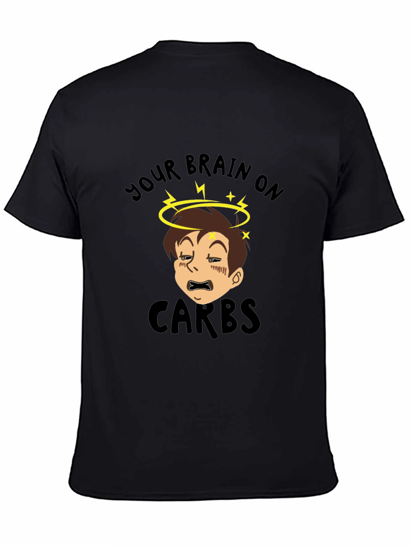 Your Brain on Carbs Funny Graphic T-Shirt