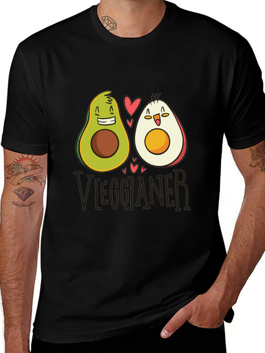 Avocado & Egg Couple Graphic Tee