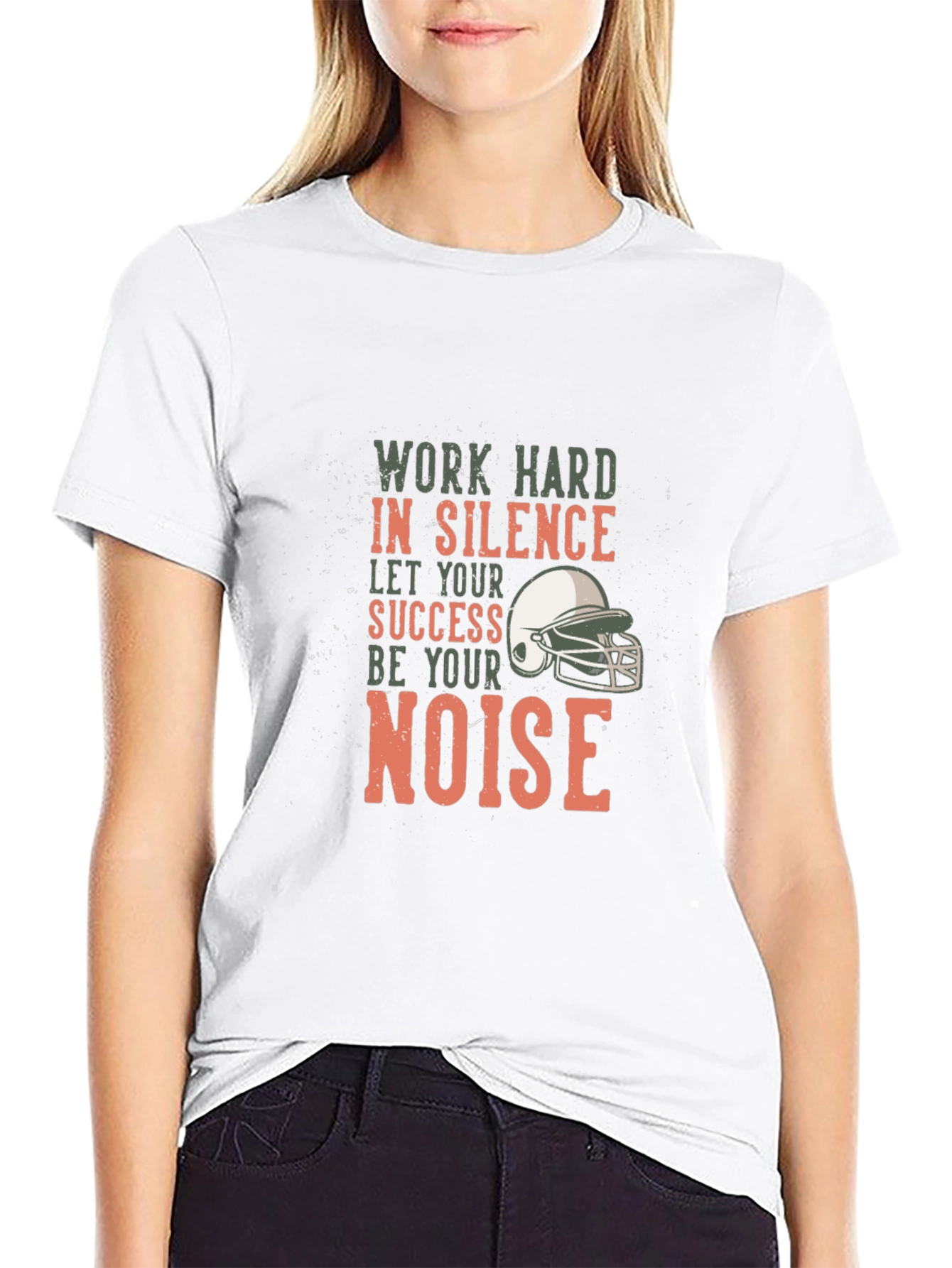 Work Hard in Silence Graphic T-Shirt