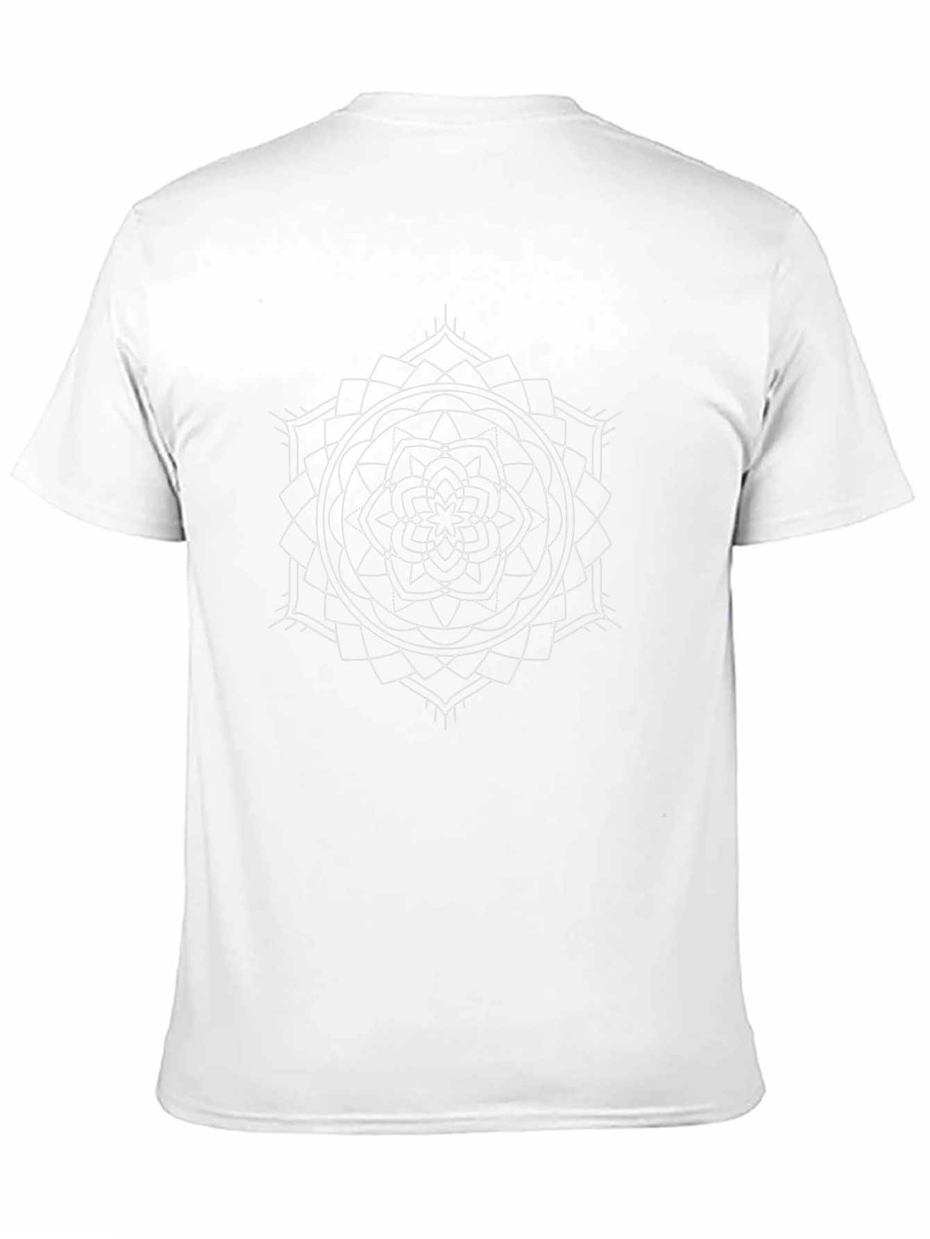 Geometric Mandala T-Shirt - Modern Design
