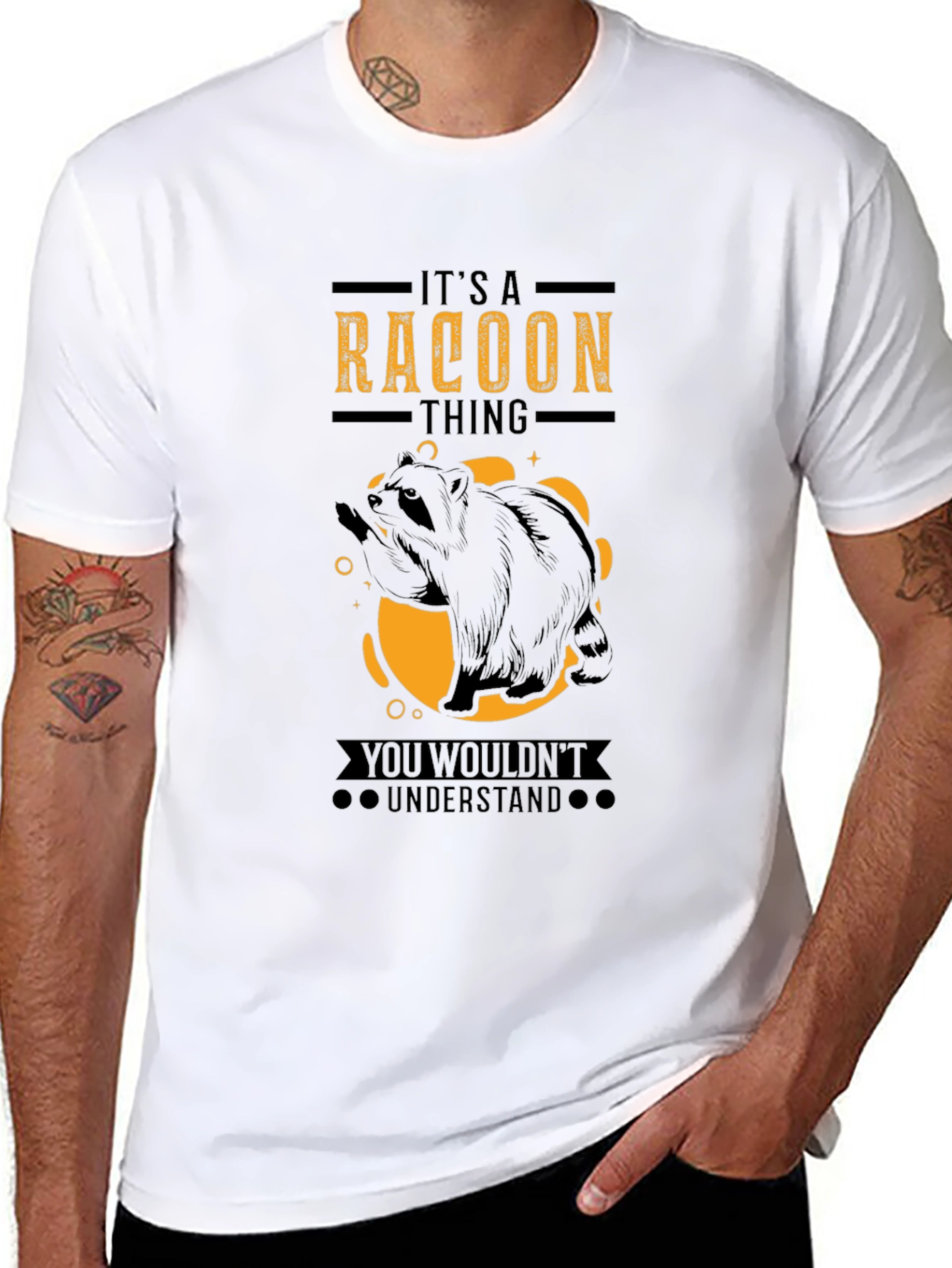 Its a Raccoon Thing Funny Graphic T-Shirt