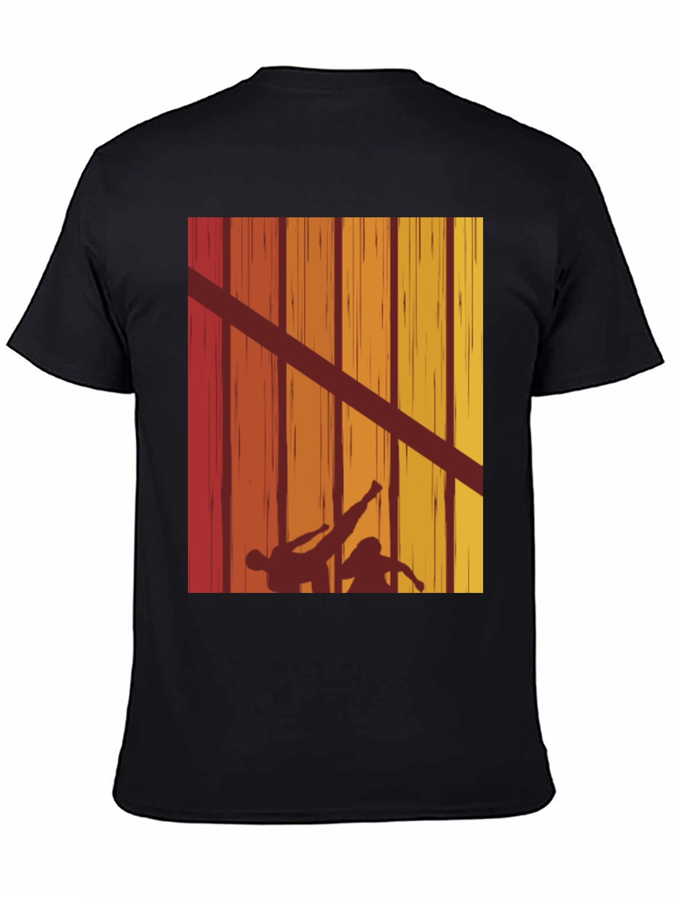 Retro Karate Silhouette T-Shirt