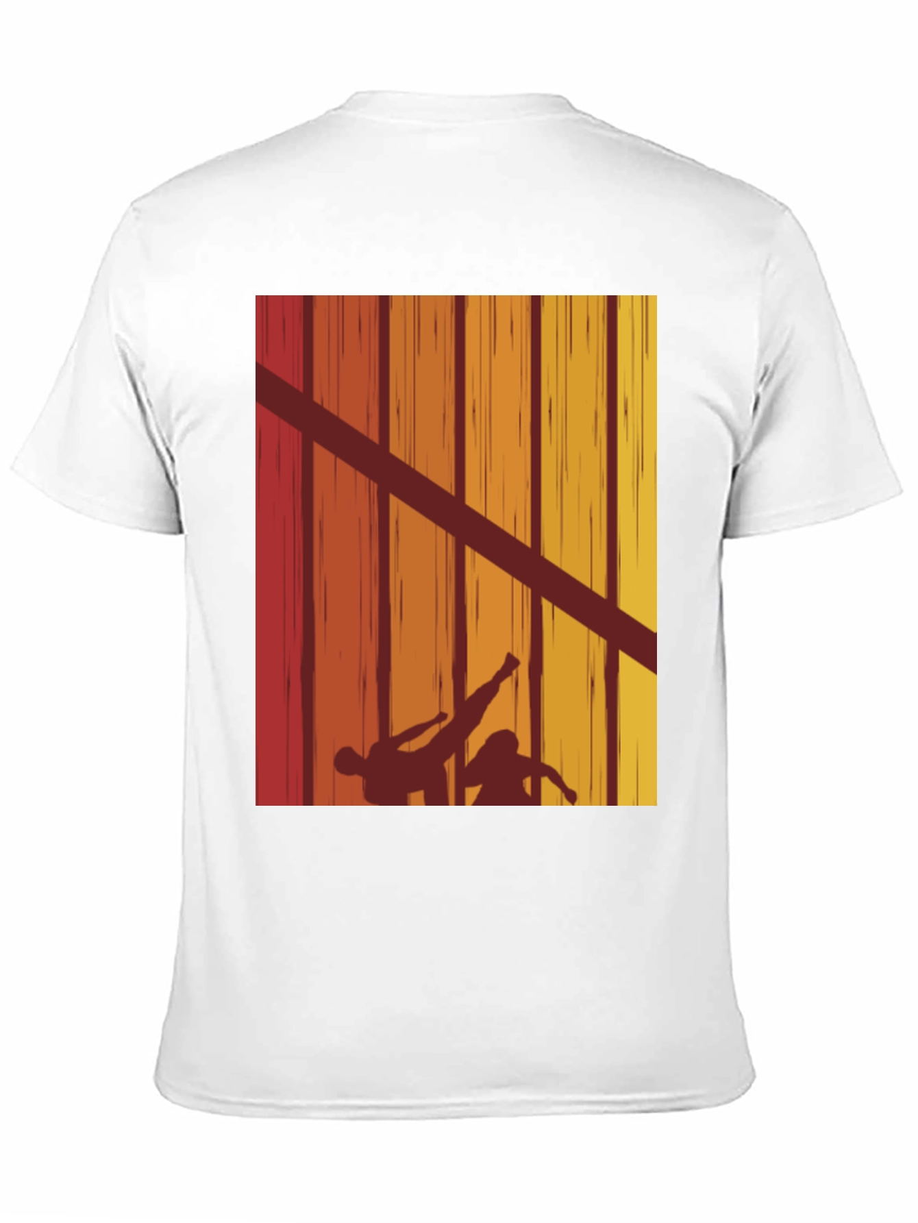 Retro Karate Silhouette T-Shirt