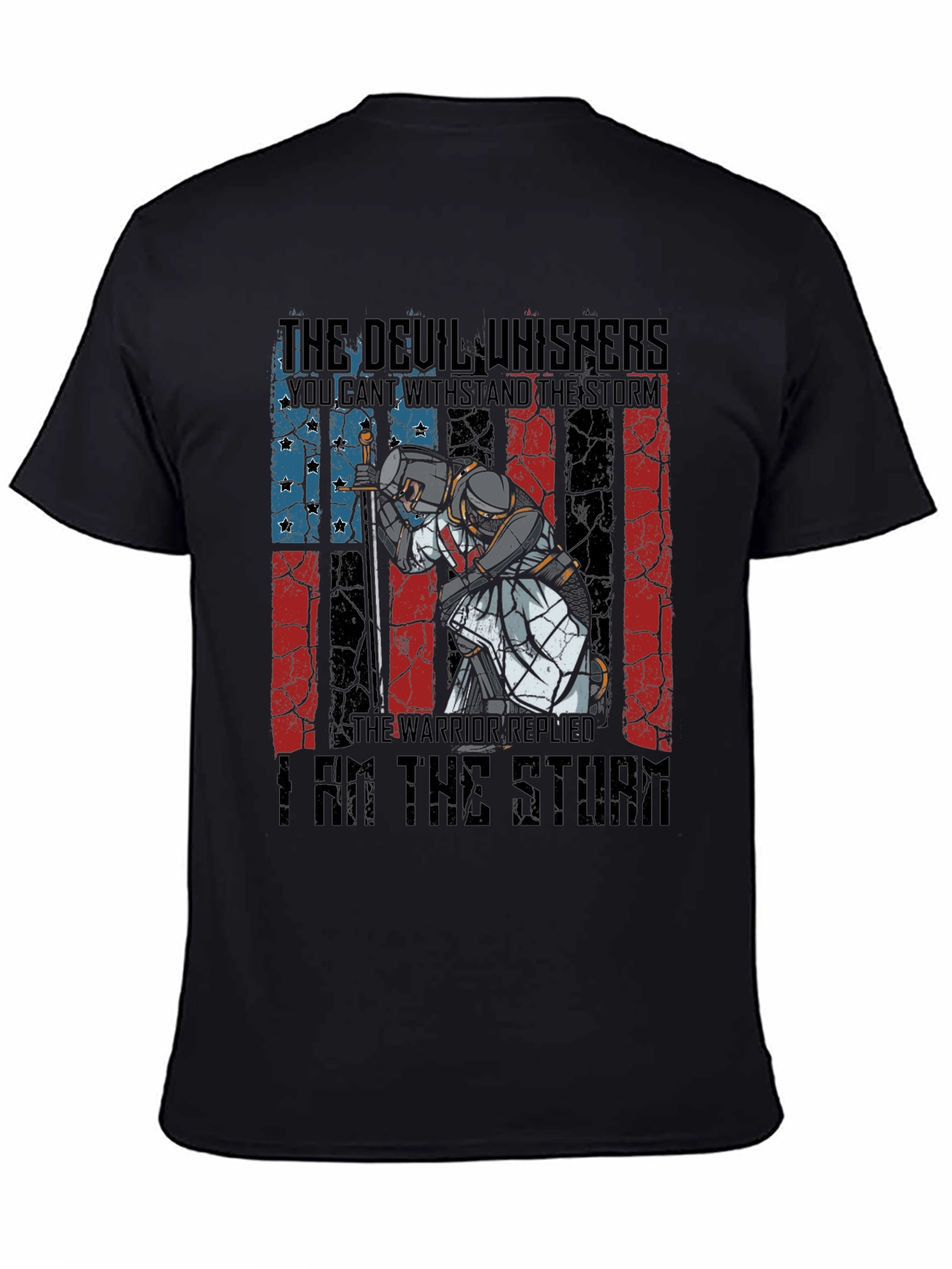 Devil Whispers Warrior Storm T-Shirt