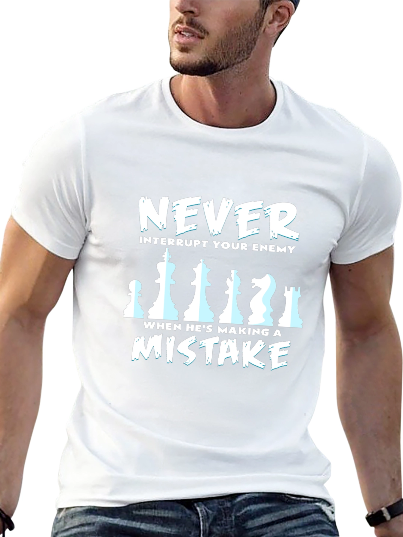 Chess Master T-Shirt - Never Interrupt Your Enemy