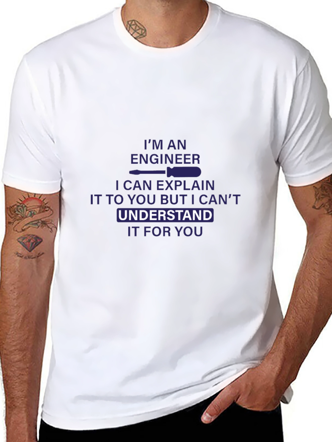 Engineer T-Shirt - I Can Explain But Cant Understand