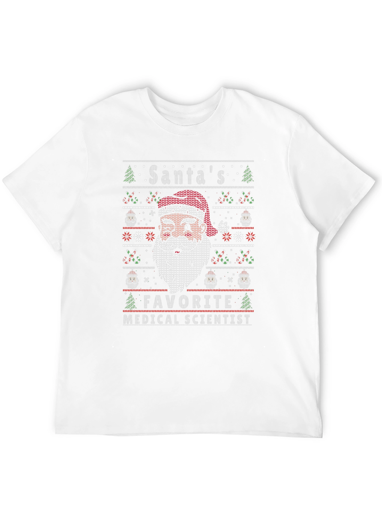 Santas Favorite Medical Scientist Holiday T-Shirt