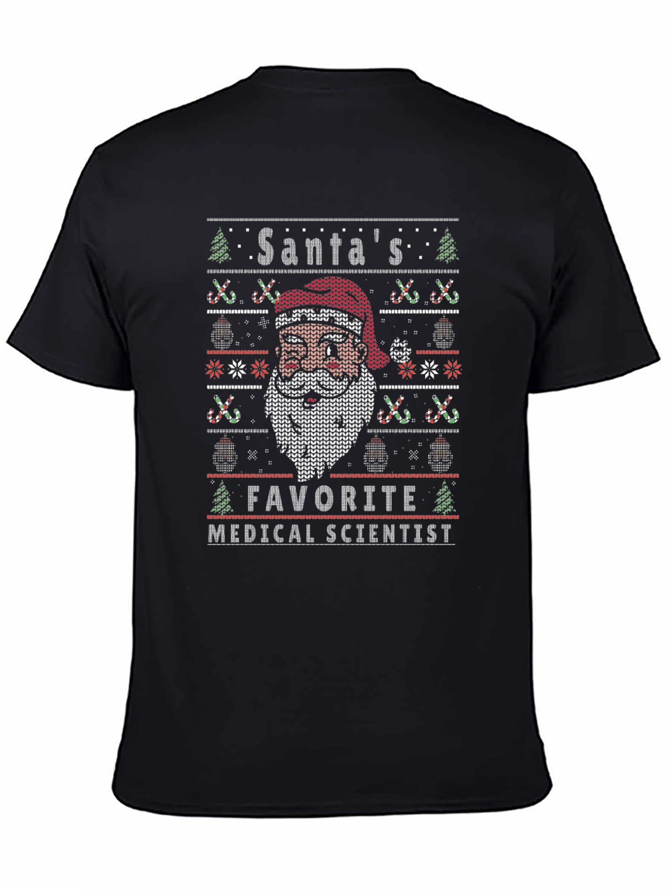Santas Favorite Medical Scientist Holiday T-Shirt