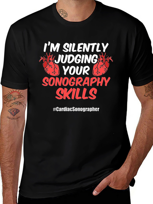 Cardiac Sonographer Novelty T-Shirt