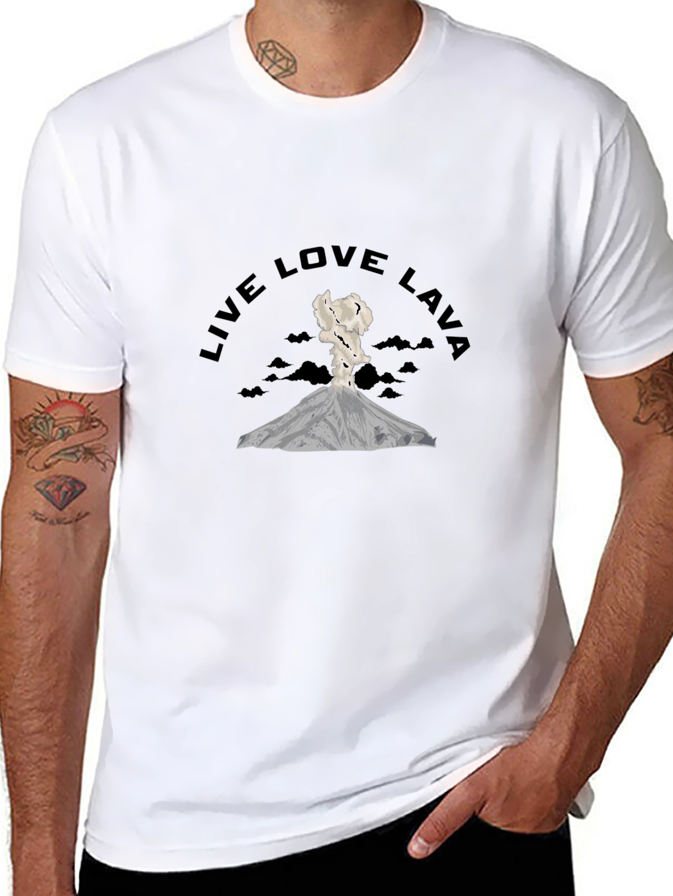 Live Love Lava T-Shirt - Volcano Graphic Tee