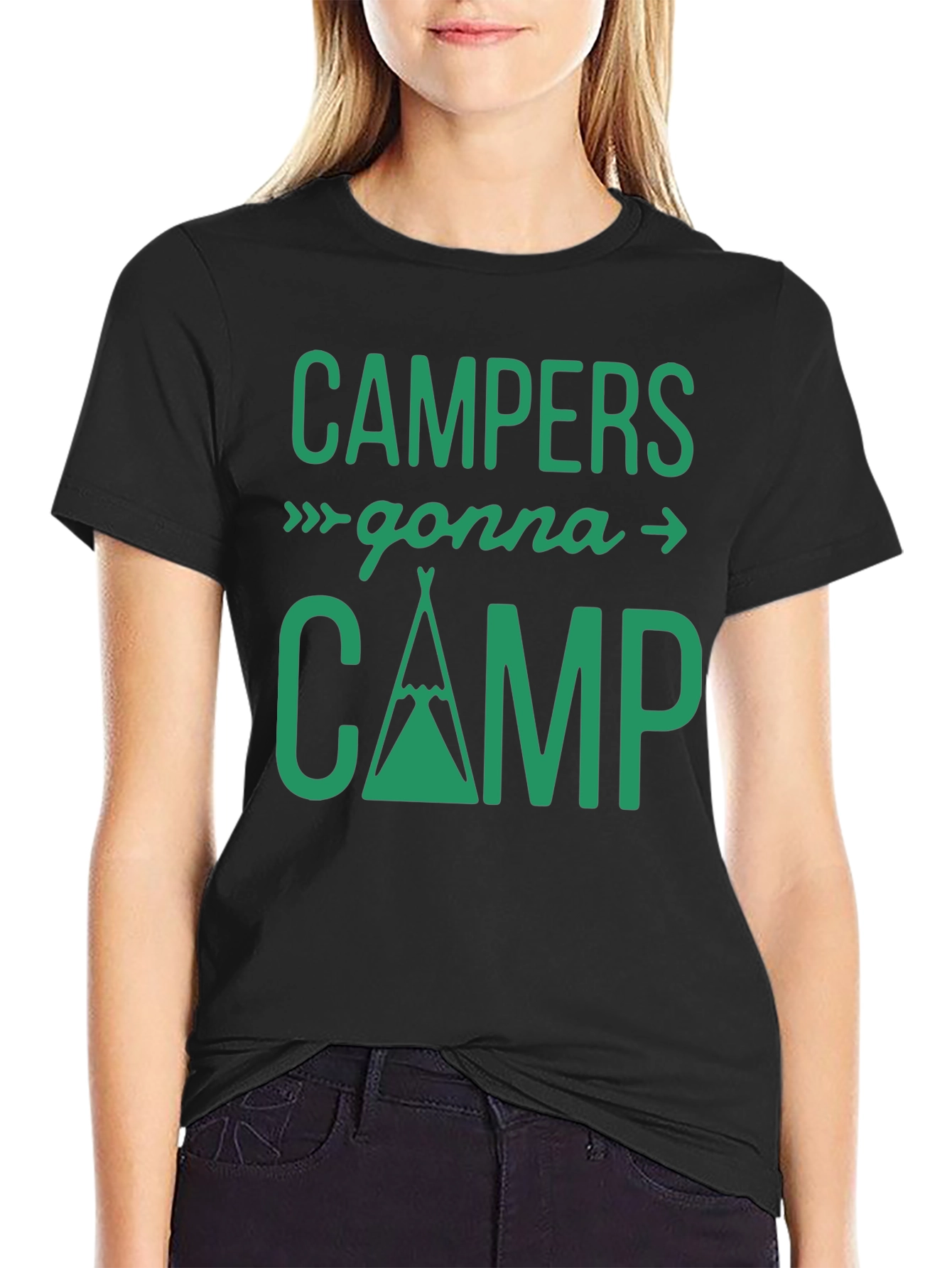 Campers Gonna Camp Graphic T-Shirt