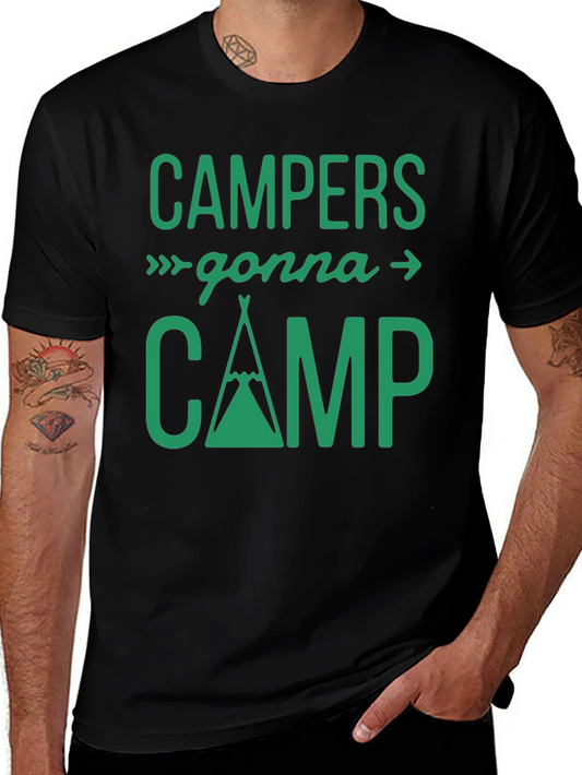 Campers Gonna Camp Graphic T-Shirt