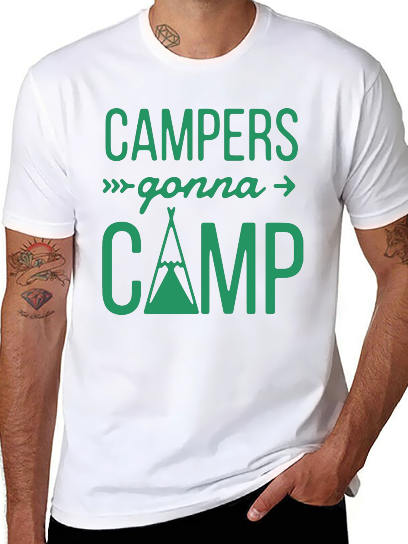 Campers Gonna Camp Graphic T-Shirt