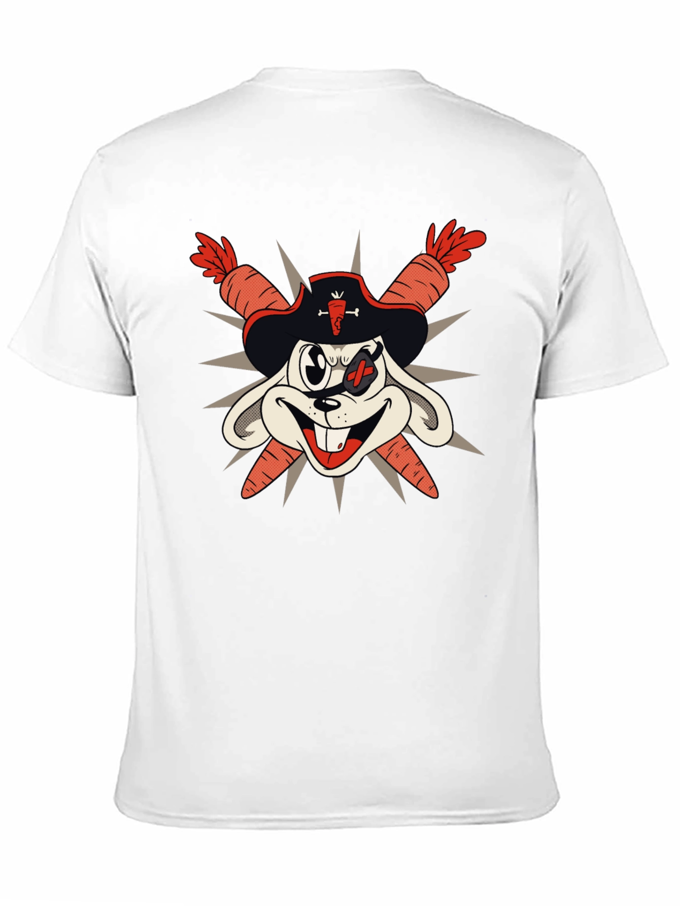 Pirate Bunny T-Shirt - Carrot Swords