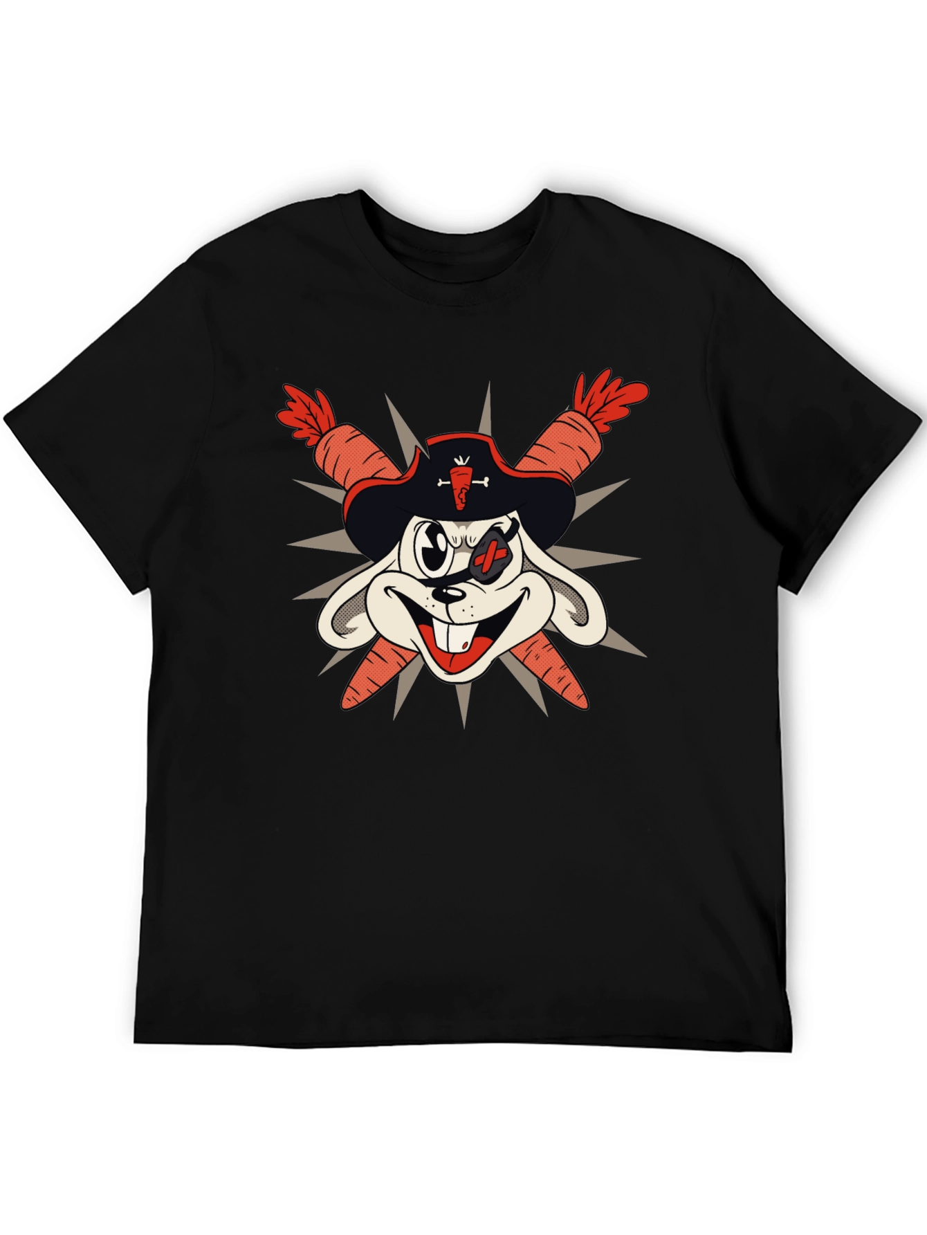 Pirate Bunny T-Shirt - Carrot Swords