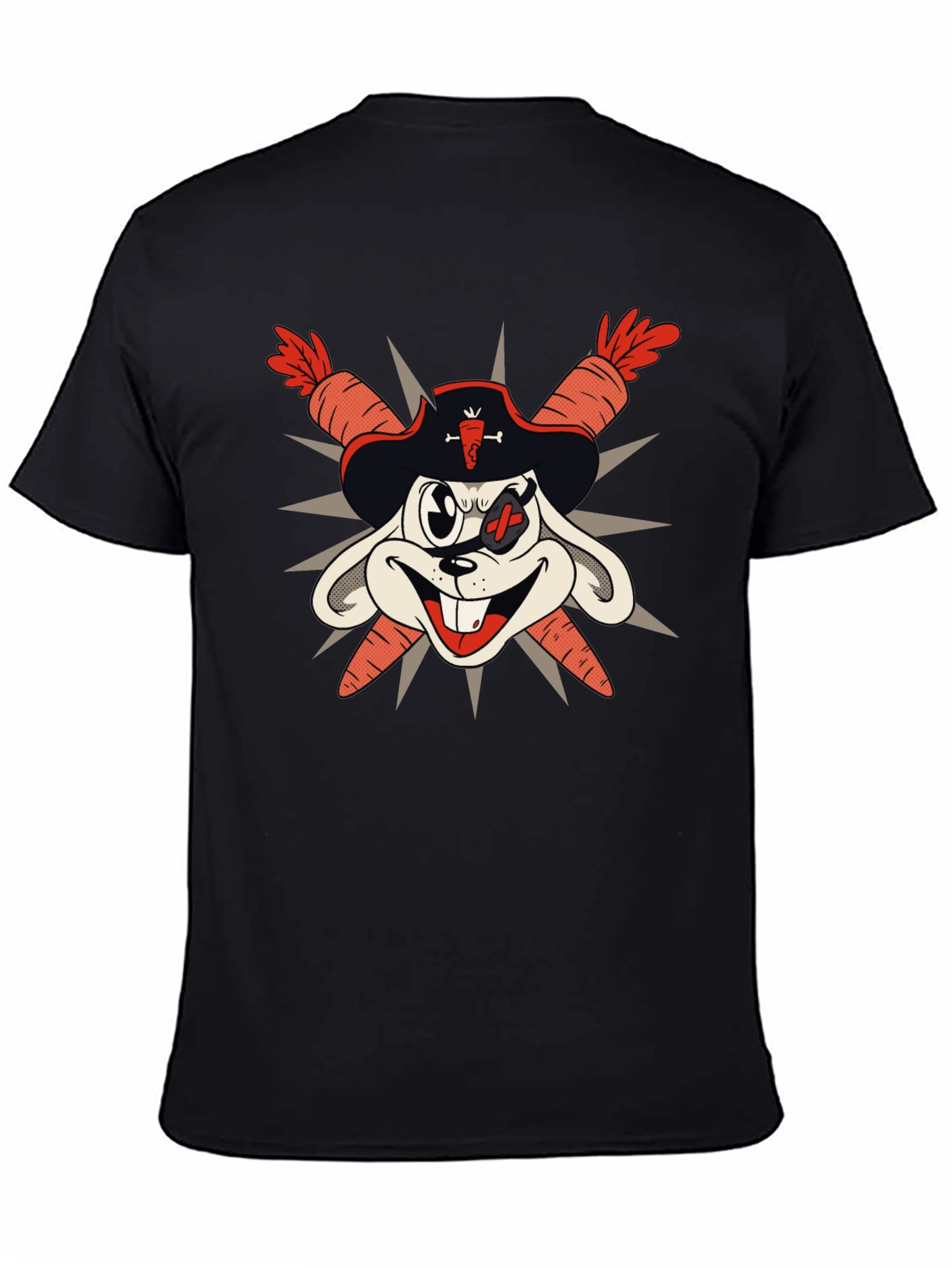 Pirate Bunny T-Shirt - Carrot Swords