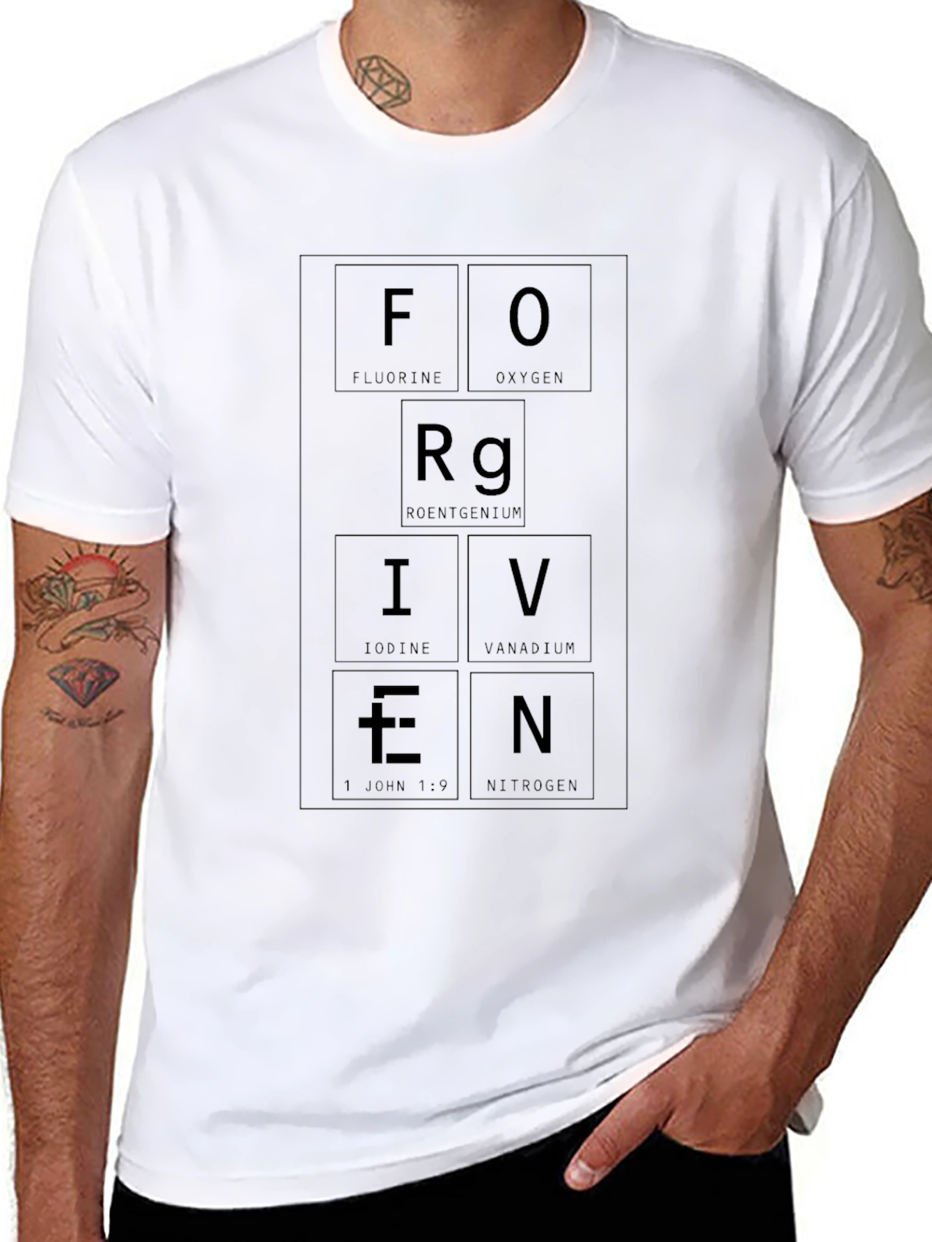 Forgiven Periodic Table T-Shirt