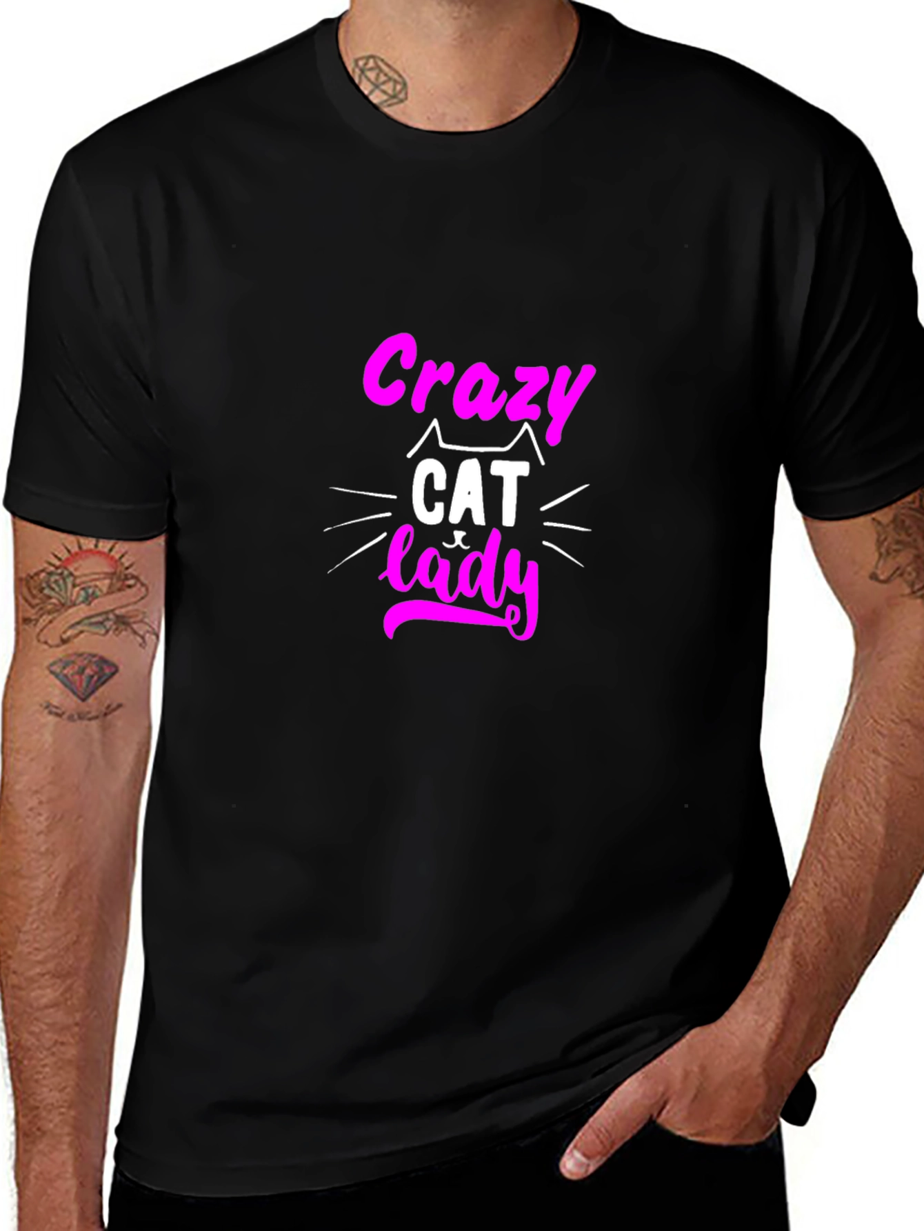 Crazy Cat Lady T-Shirt - Fun & Quirky Tee