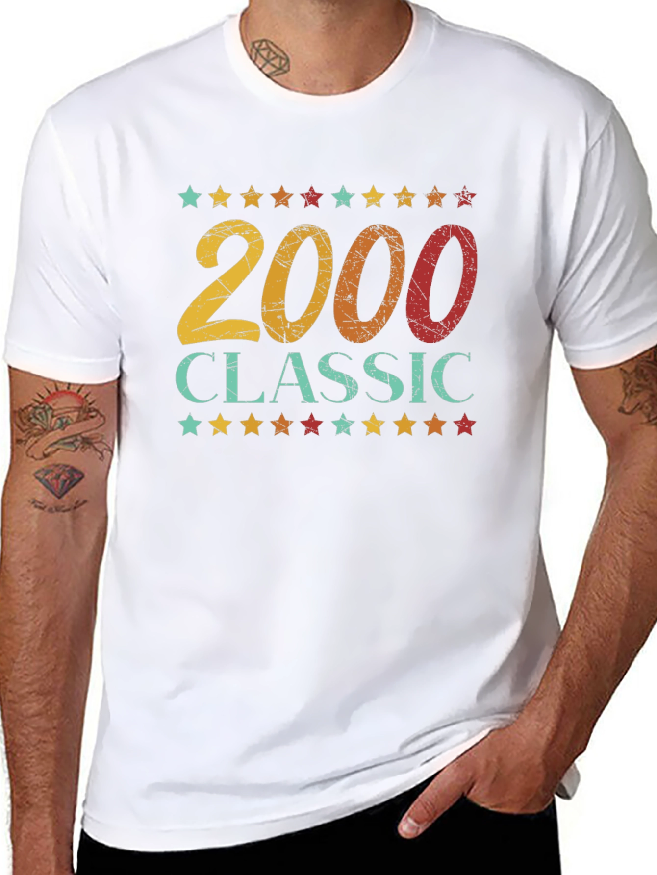 2000 Classic Graphic Tee - Retro Birthday Shirt
