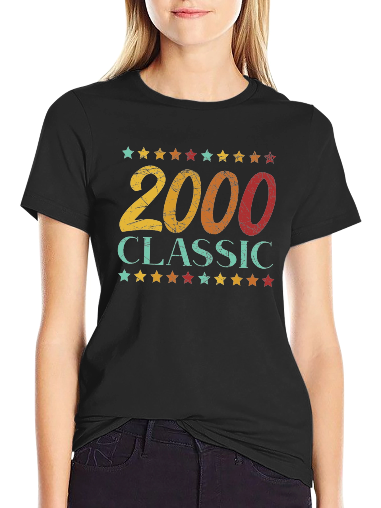 2000 Classic Graphic Tee - Retro Birthday Shirt