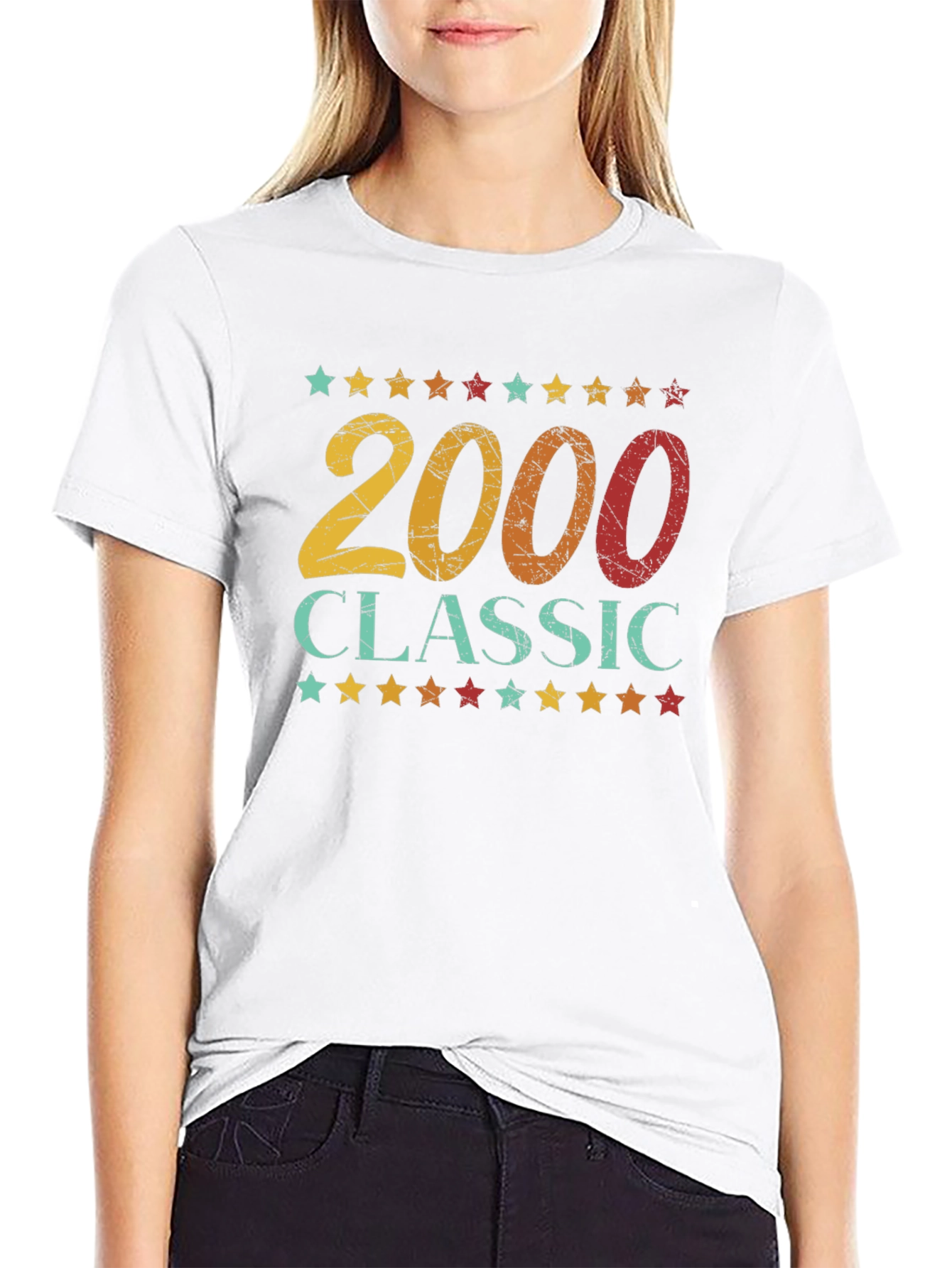2000 Classic Graphic Tee - Retro Birthday Shirt