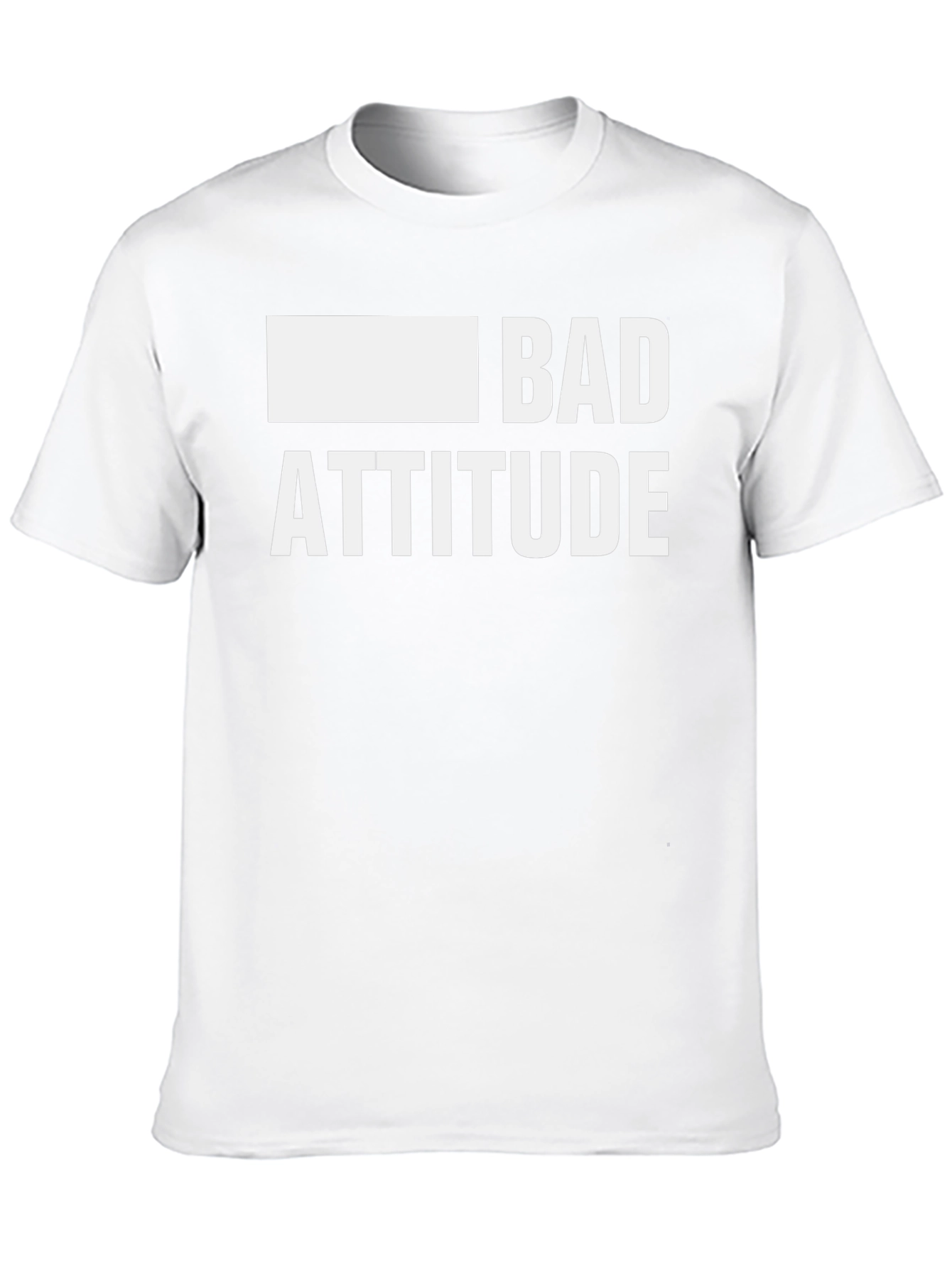 Bad Attitude Graphic Tee - Bold Statement T-Shirt