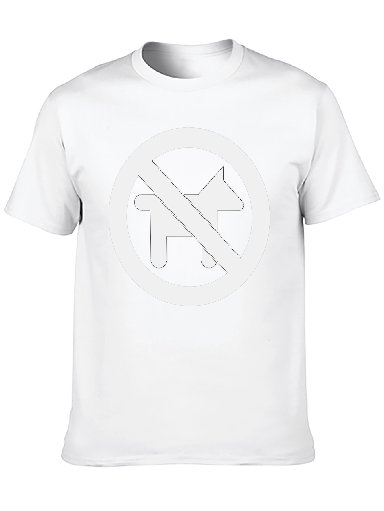 No Dogs Allowed T-Shirt - Graphic Tee