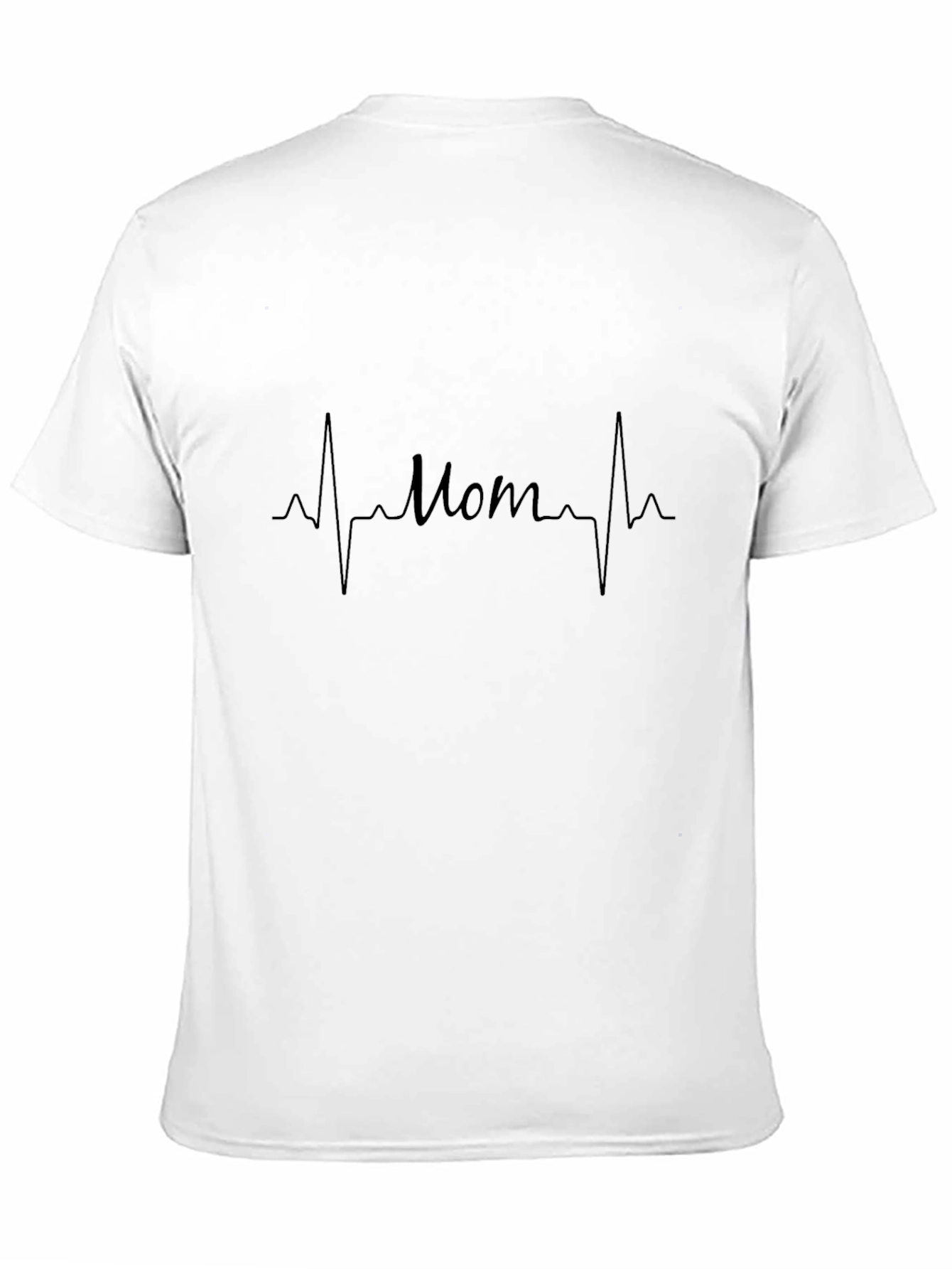 Mom Heartbeat Graphic Tee - Stylish Comfort