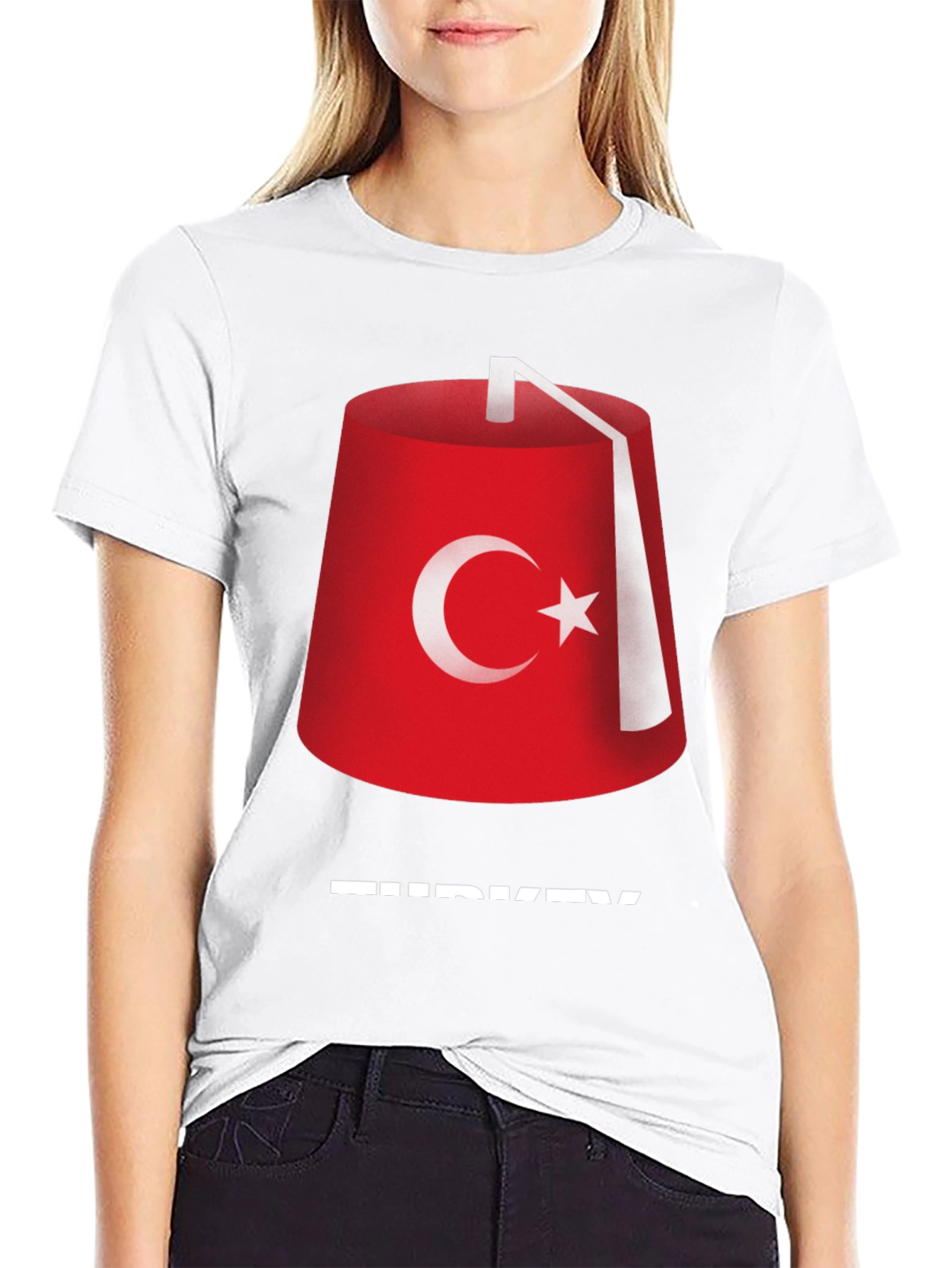Turkey Fez T-Shirt - Black Cotton Tee