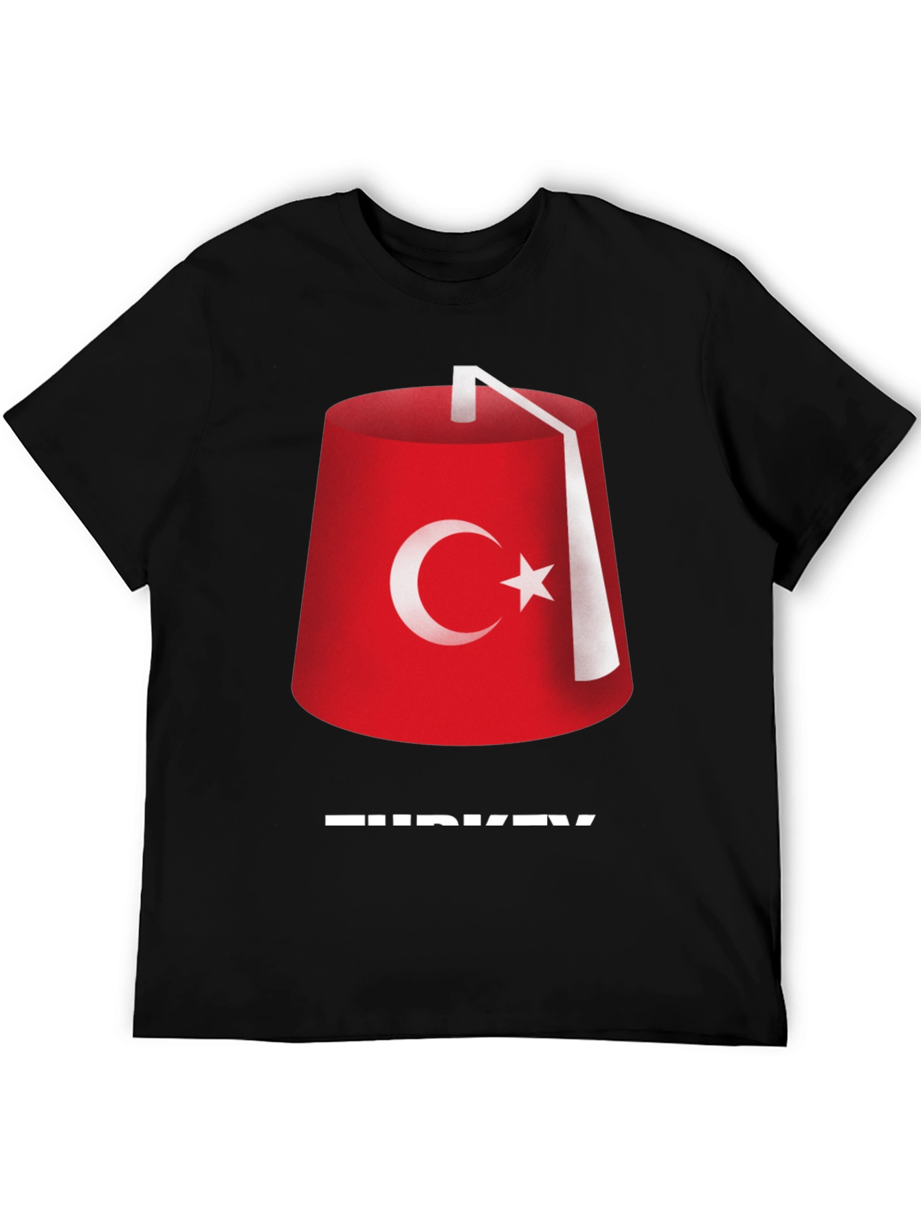 Turkey Fez T-Shirt - Black Cotton Tee