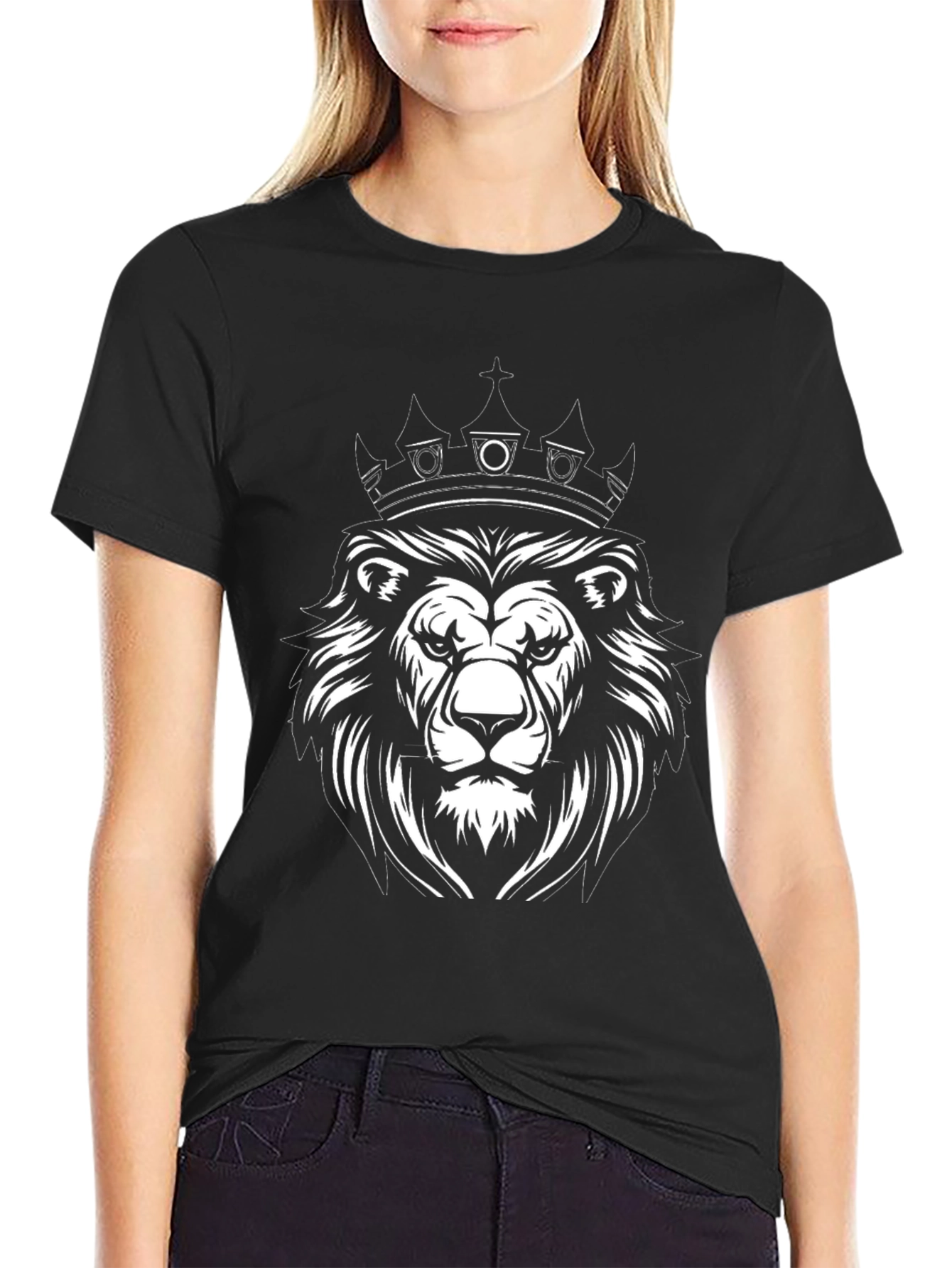 Lion King Graphic Black T-Shirt