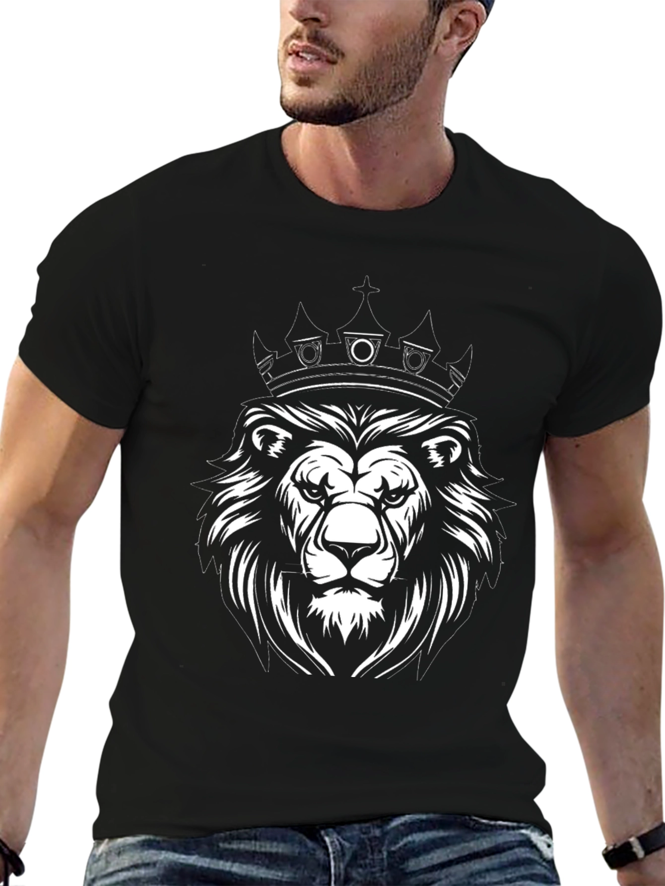 Lion King Graphic Black T-Shirt